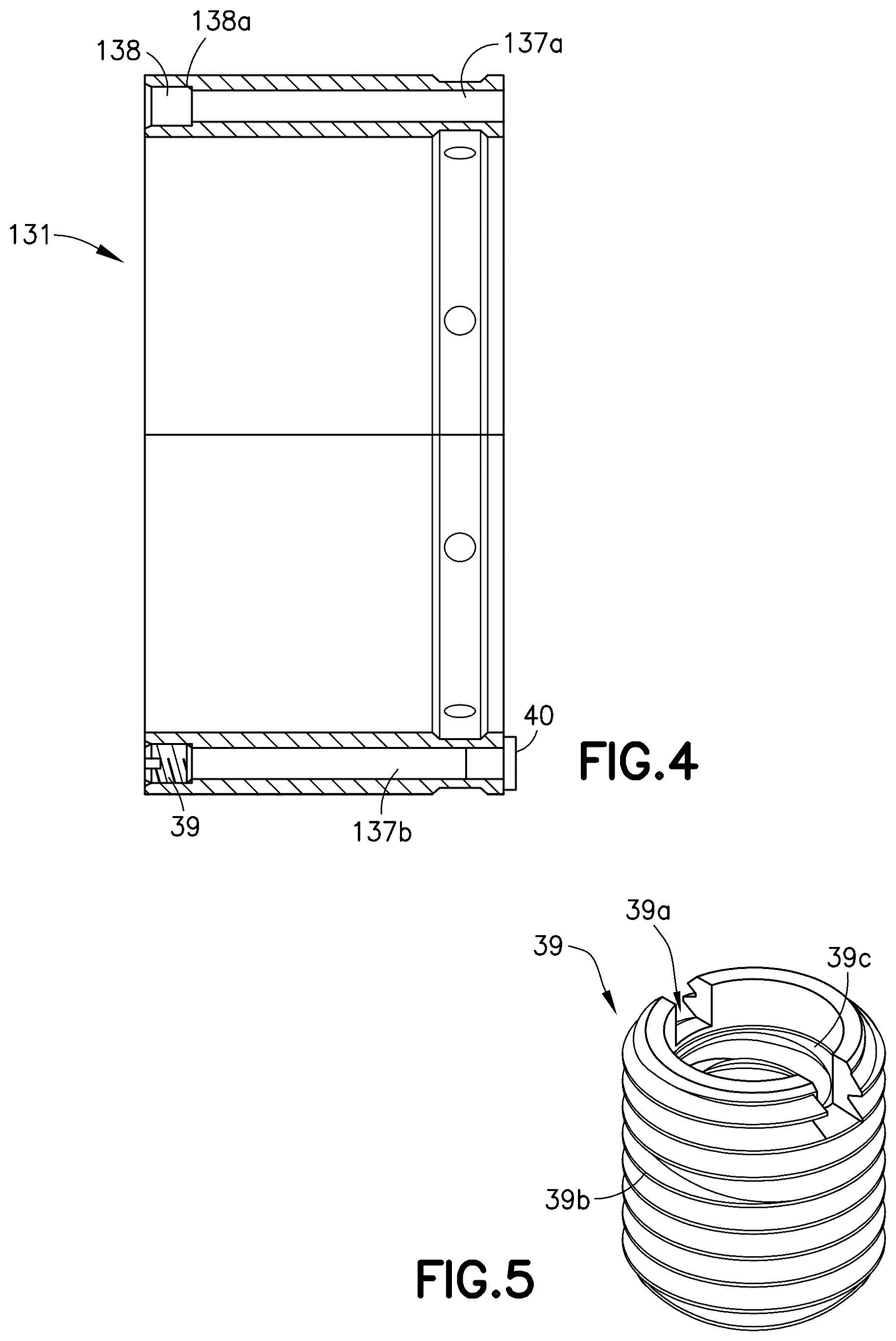 Patent US12590636 Figure 4 – Kit for bearing extraction from a stuffing box of a rotary mechanical device