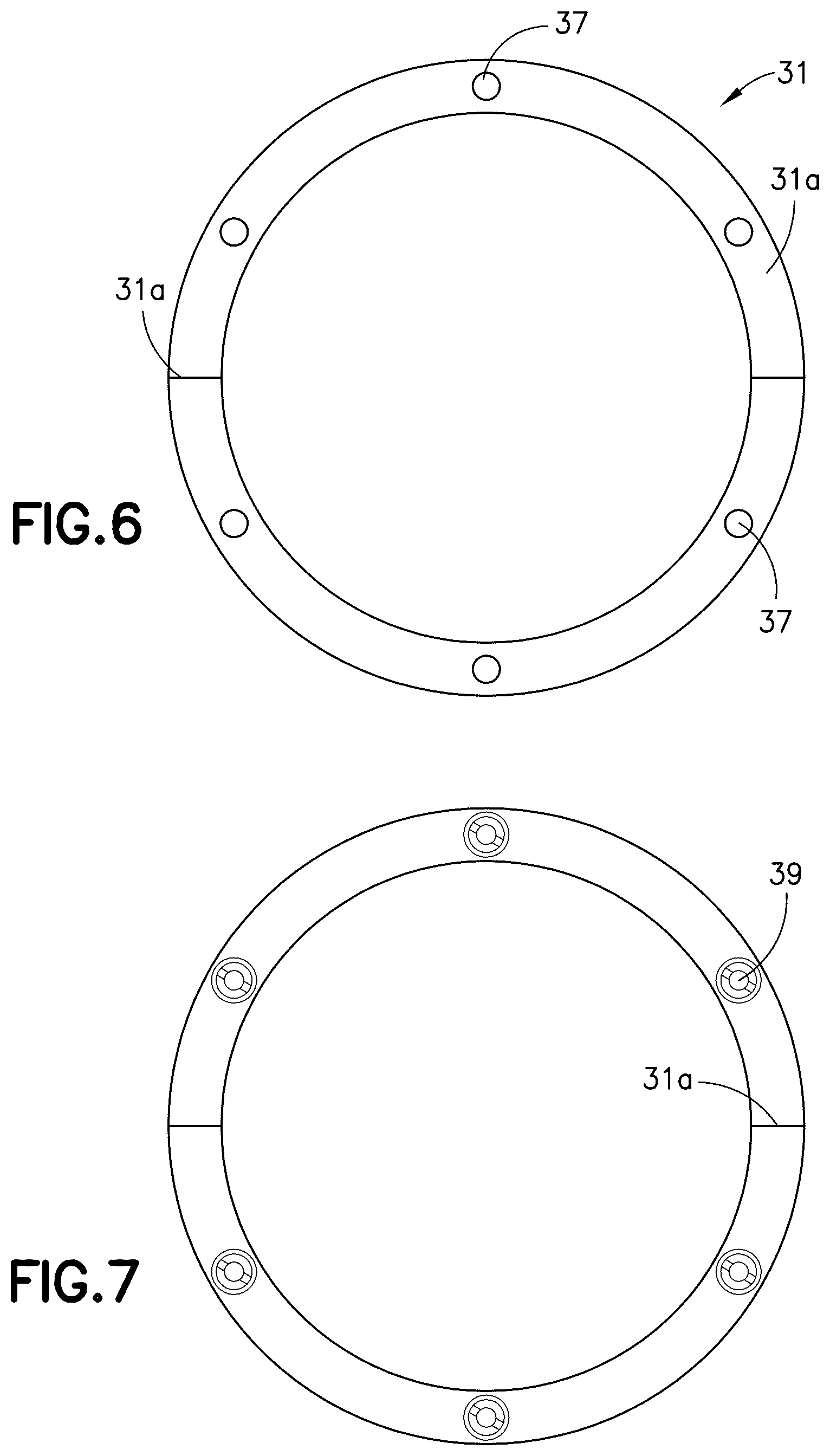 Patent US12590636 Figure 5 – Kit for bearing extraction from a stuffing box of a rotary mechanical device