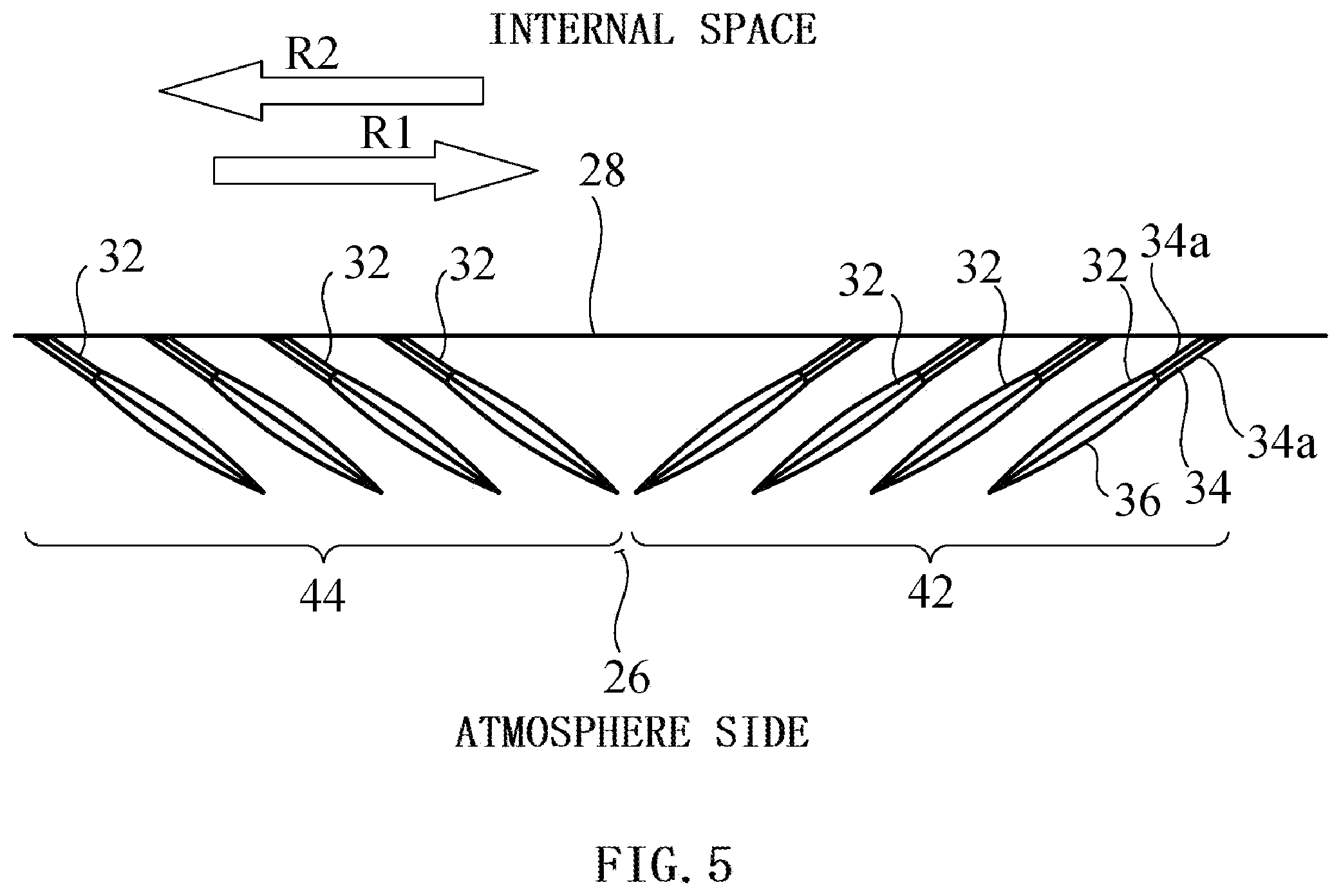 Patent US12590637 Figure 5 – Sealing device