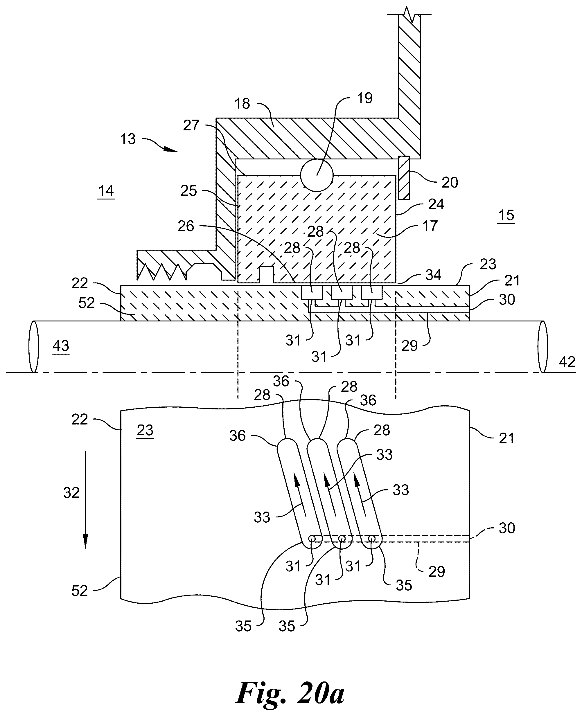 Patent US12590638 Figure 17 – Circumferential sealing assembly with duct-fed hydrodynamic grooves