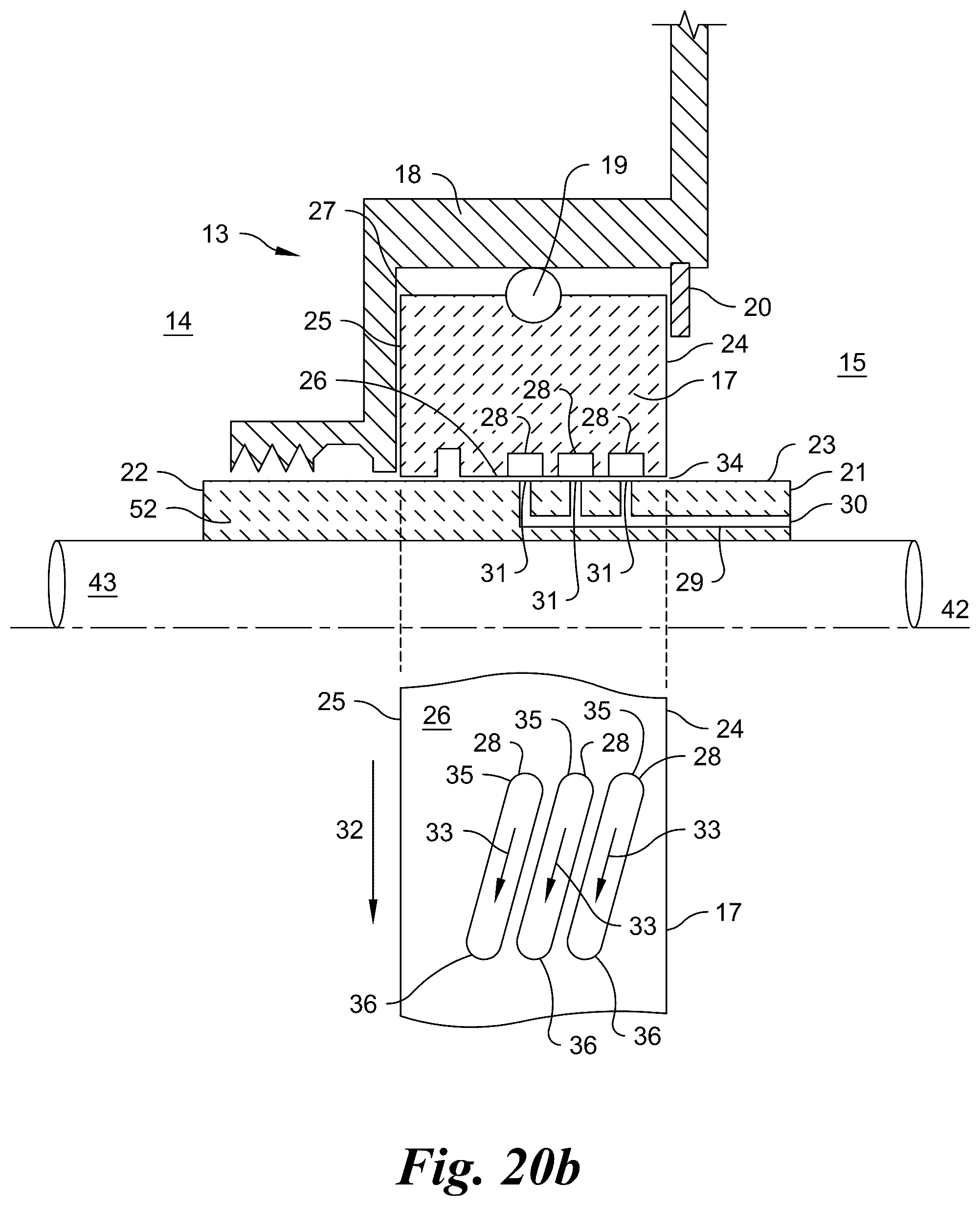 Patent US12590638 Figure 18 – Circumferential sealing assembly with duct-fed hydrodynamic grooves