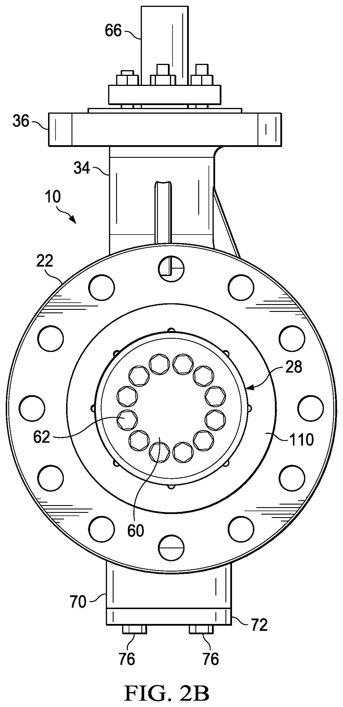 Patent US12590639 Figure 5 – Valve with unobstructed flow path having increased flow coefficient
