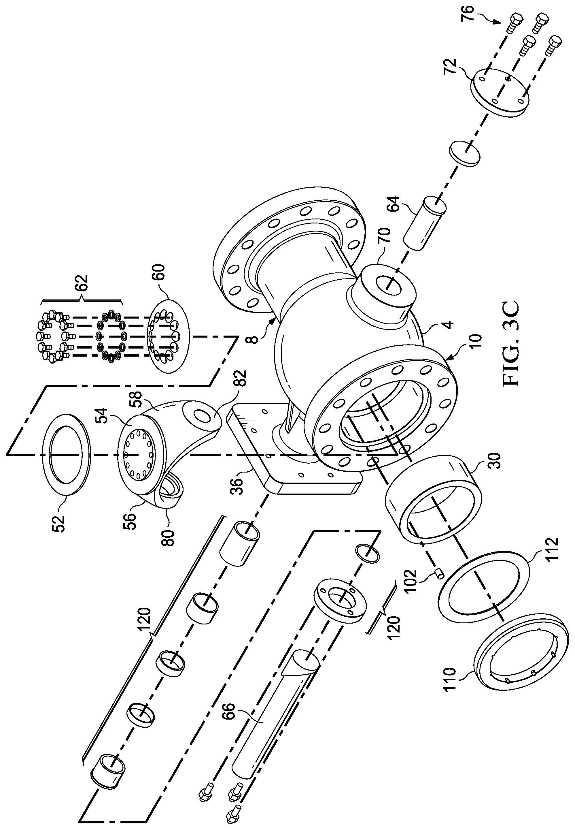 Patent US12590639 Figure 9 – Valve with unobstructed flow path having increased flow coefficient