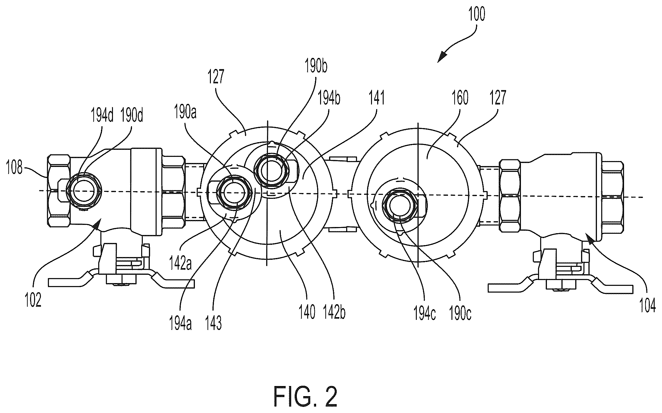 Patent US12590641 Figure 2 – Check cover assemblies for backflow prevention assemblies with integrated test cock protection shroud