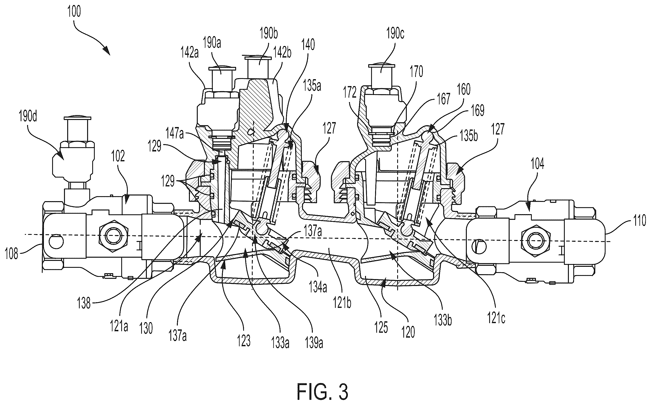 Patent US12590641 Figure 3 – Check cover assemblies for backflow prevention assemblies with integrated test cock protection shroud