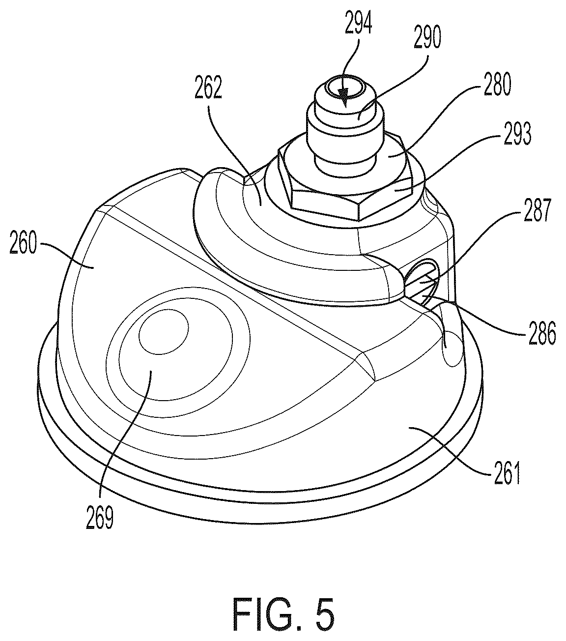 Patent US12590641 Figure 5 – Check cover assemblies for backflow prevention assemblies with integrated test cock protection shroud