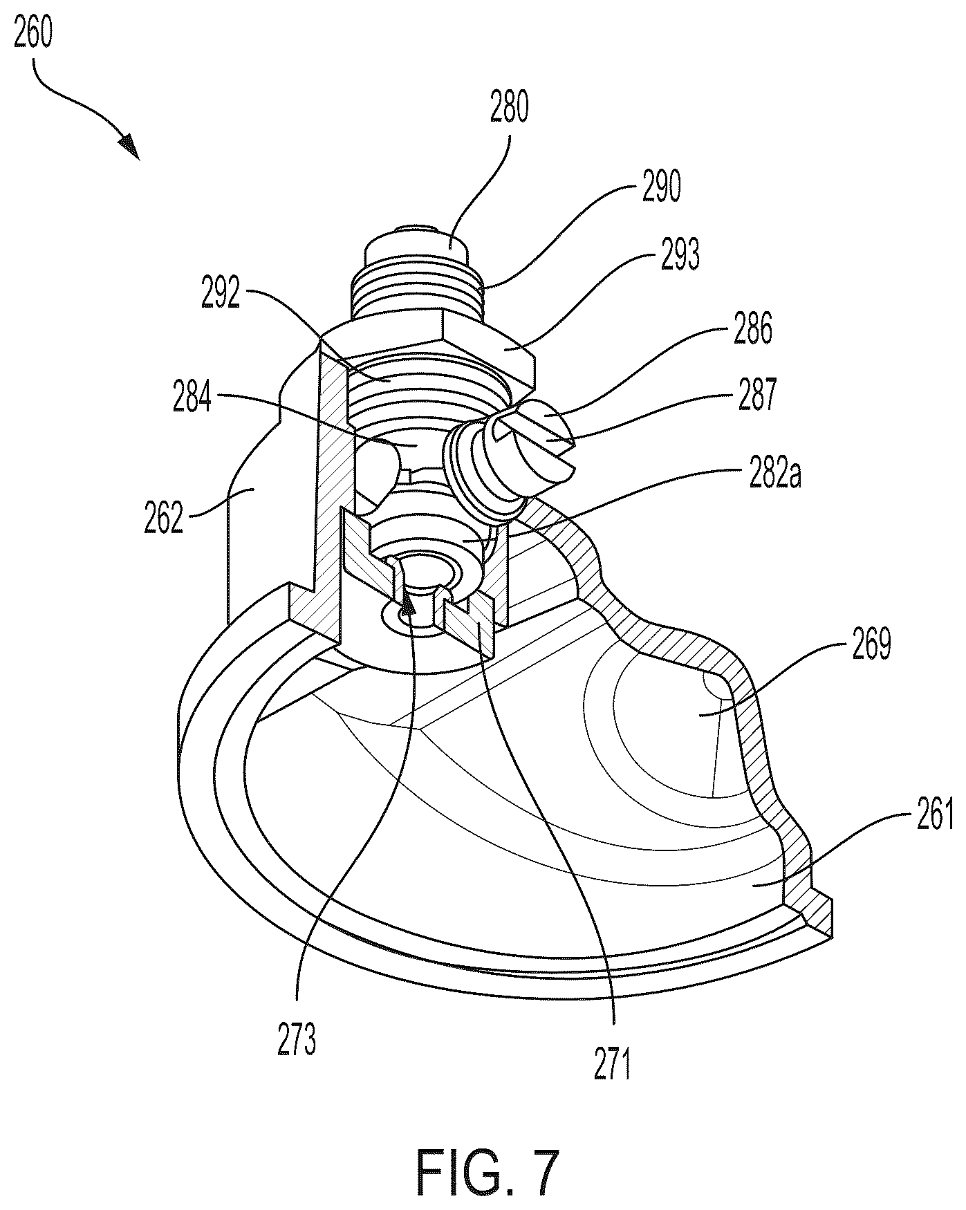 Patent US12590641 Figure 7 – Check cover assemblies for backflow prevention assemblies with integrated test cock protection shroud