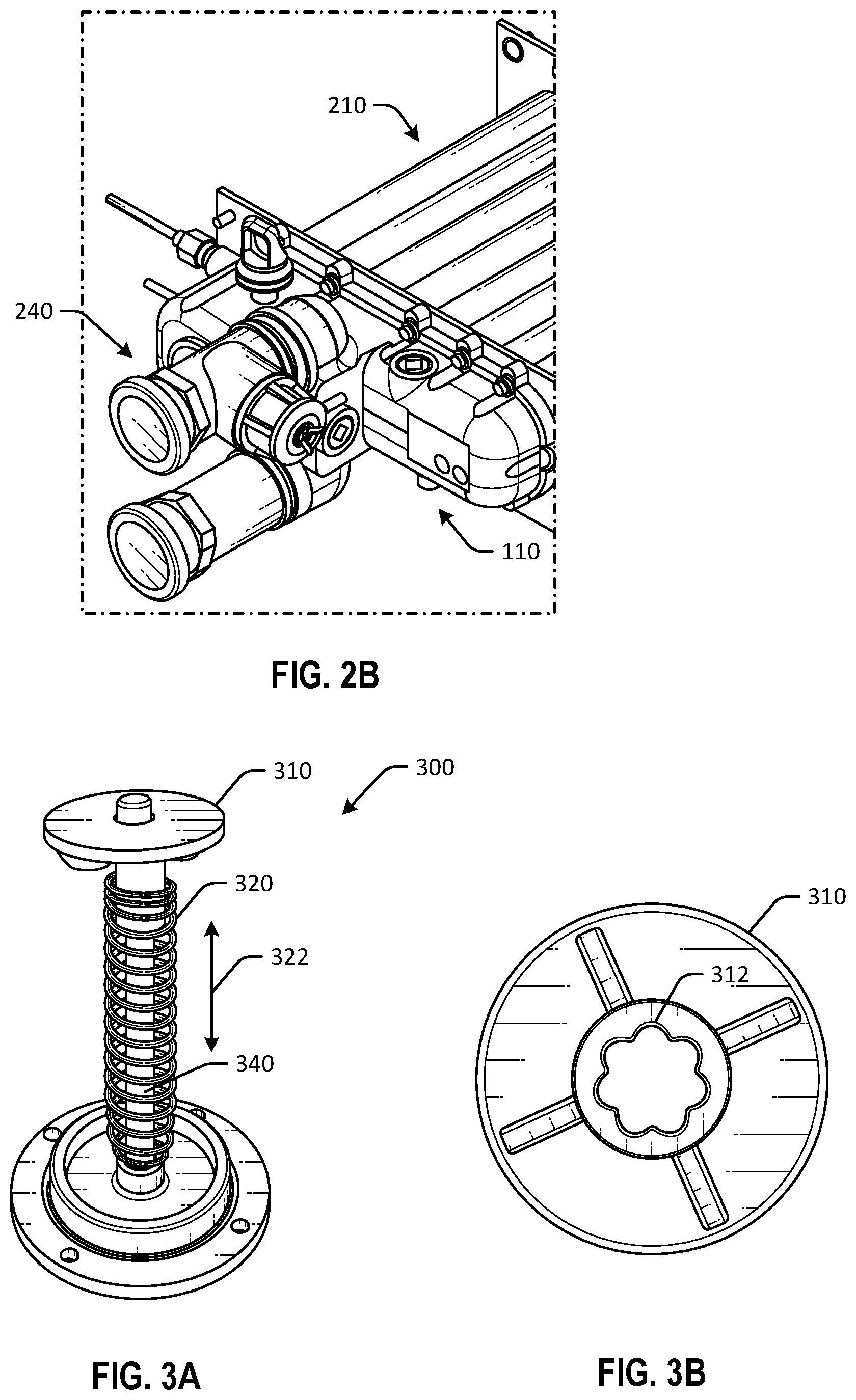 Patent US12590642 Figure 3 – Bypass valves for pool heaters