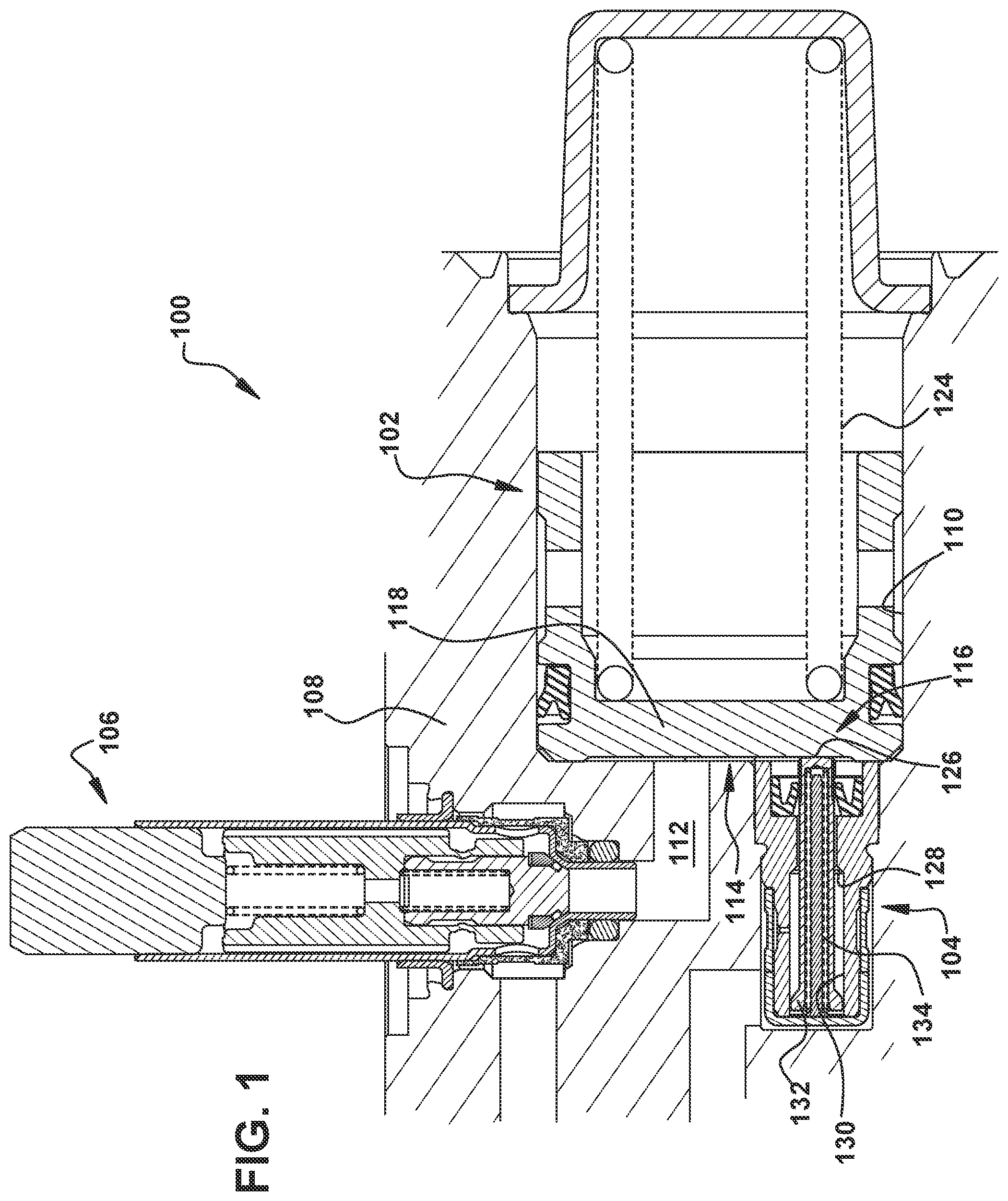 Patent US12590643 Figure 1 – Powered one-way solenoid valve and brake system using same
