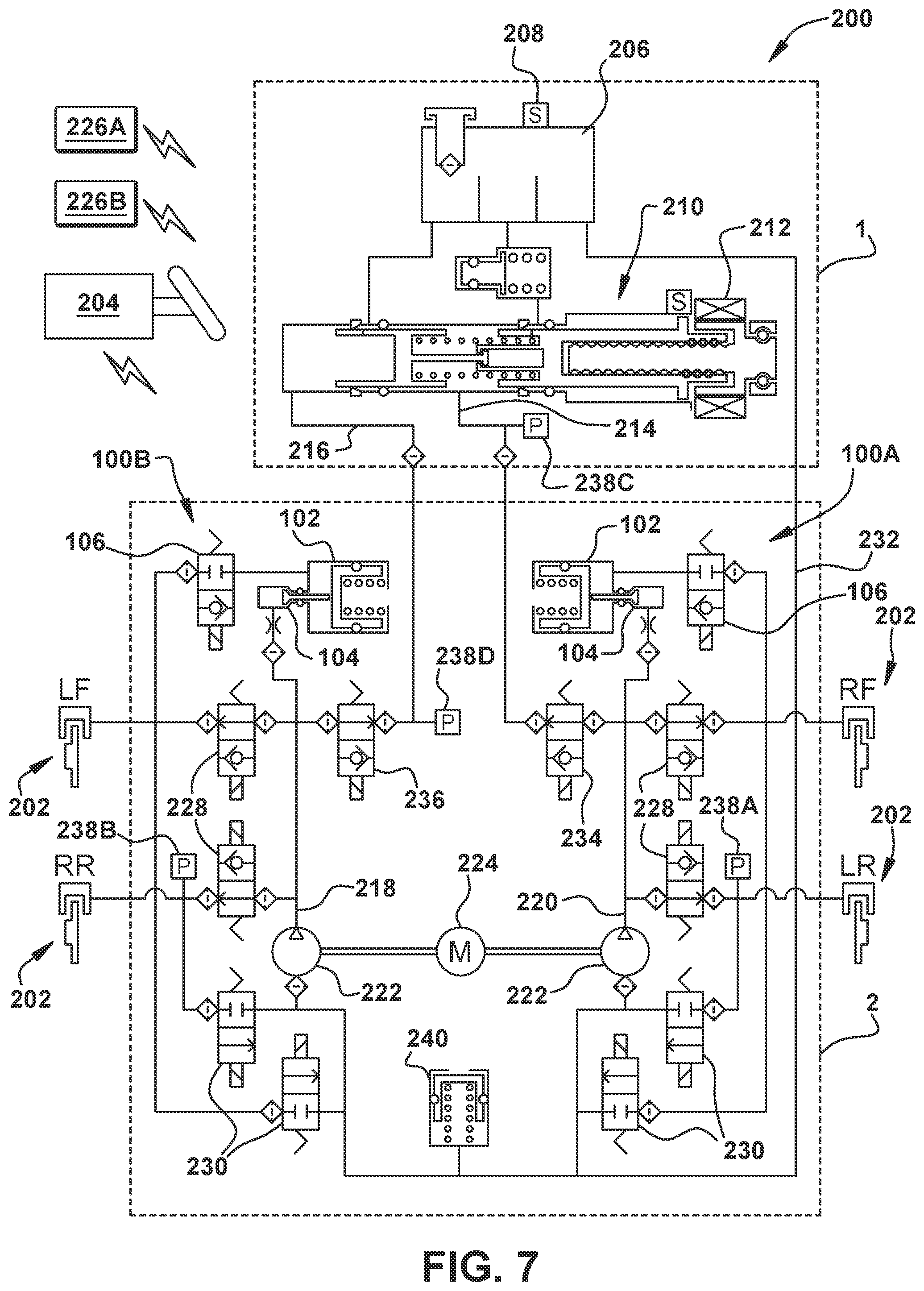 Patent US12590643 Figure 5 – Powered one-way solenoid valve and brake system using same