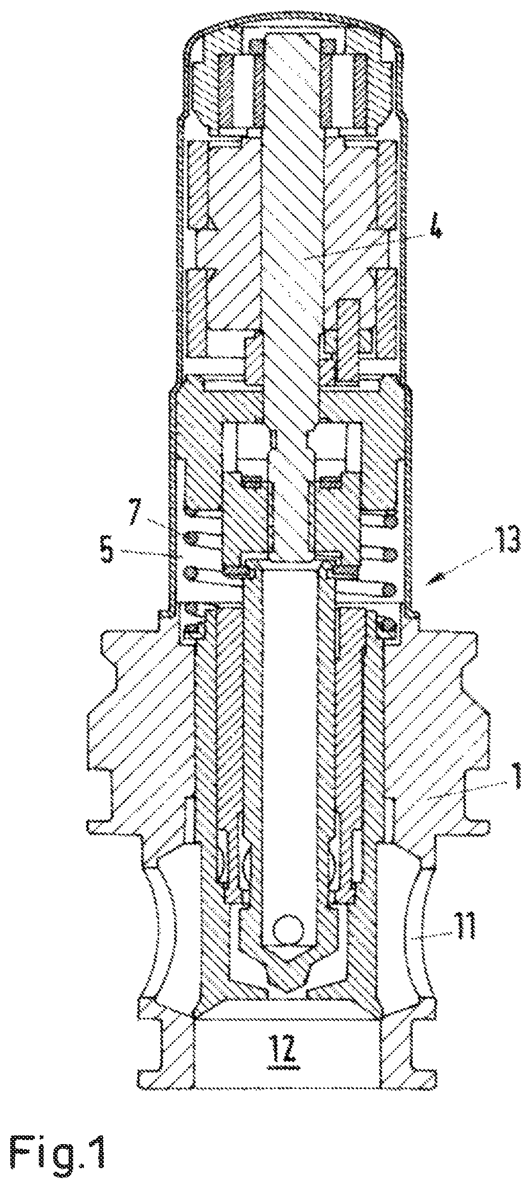Patent US12590646 Figure 1 – Active balancing valve for a refrigeration and/or air-conditioning application