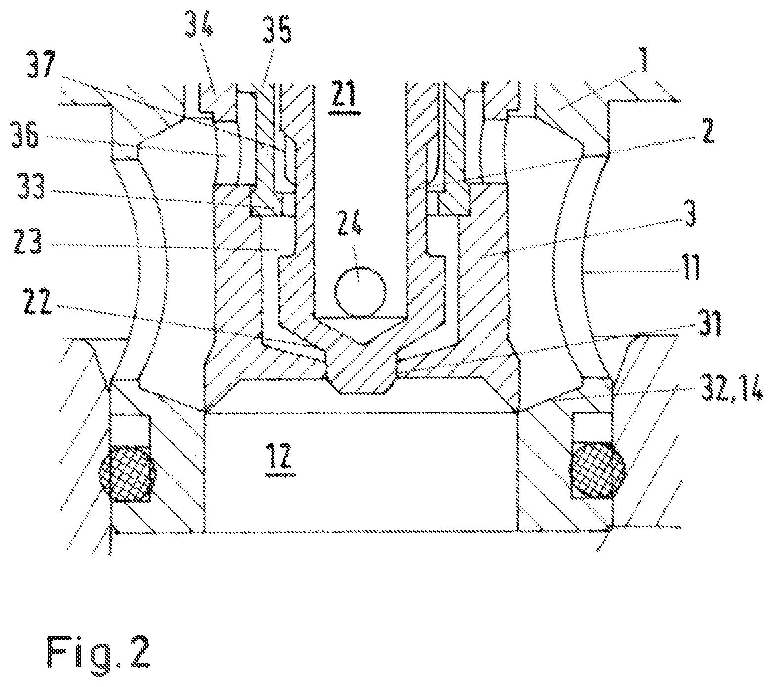 Patent US12590646 Figure 2 – Active balancing valve for a refrigeration and/or air-conditioning application