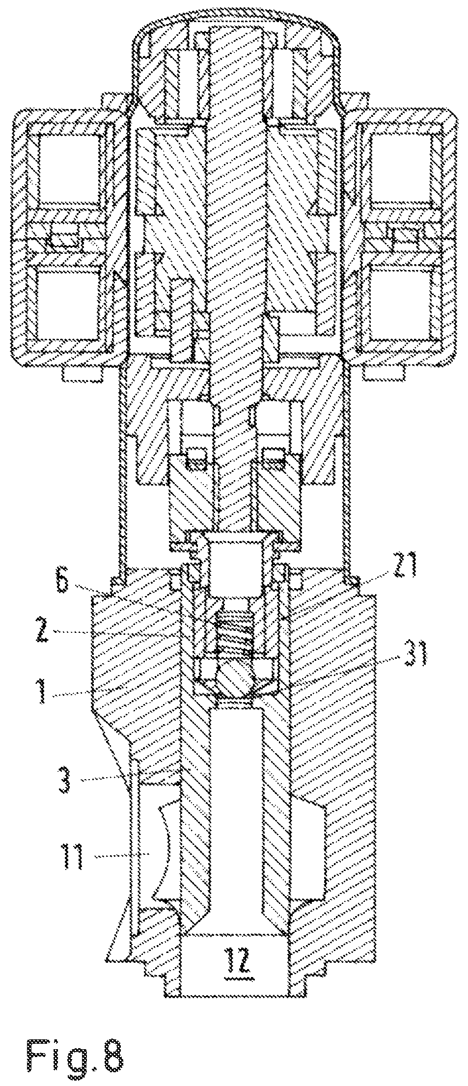 Patent US12590646 Figure 8 – Active balancing valve for a refrigeration and/or air-conditioning application