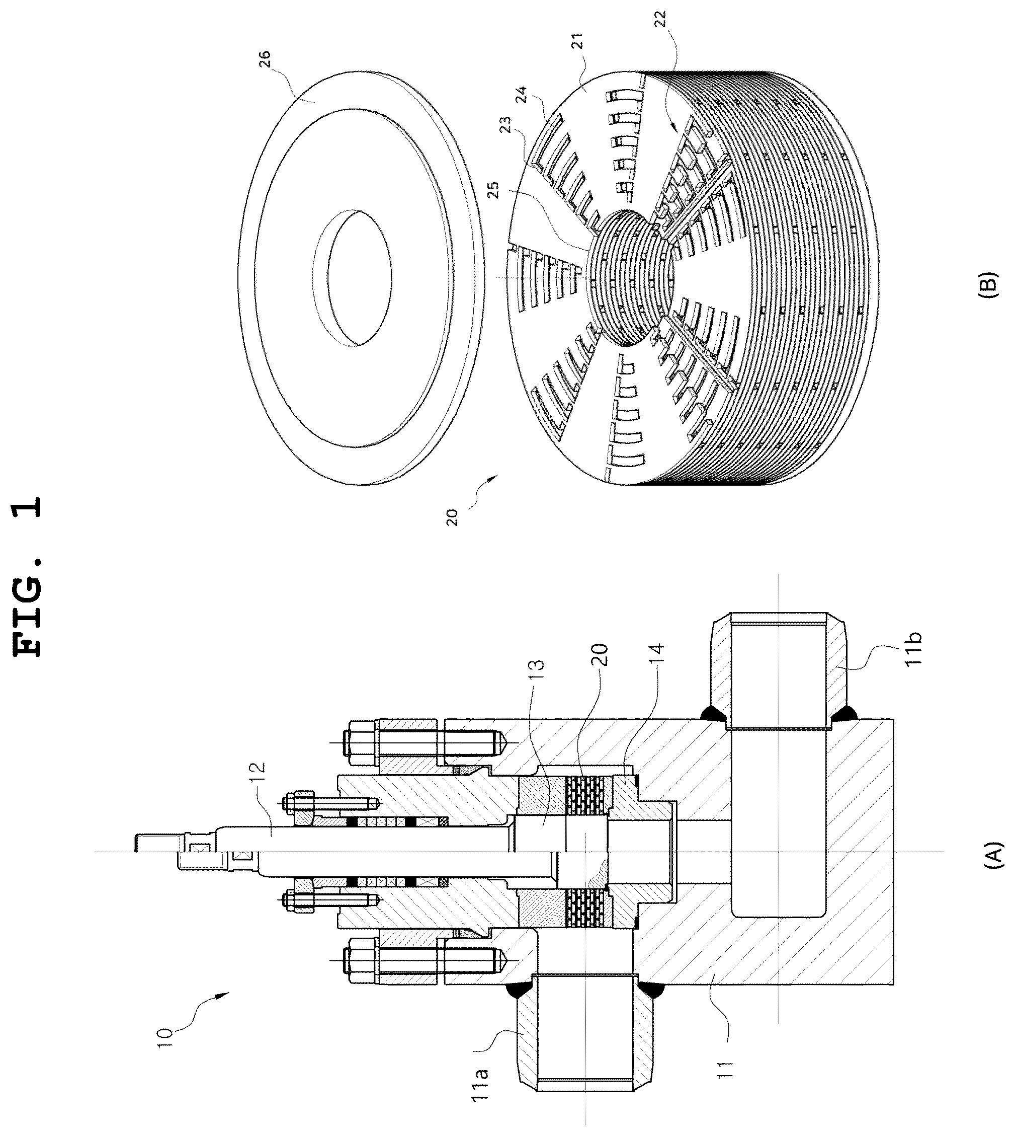 Patent US12590648 Figure 1 – Fluid pressure reducing device