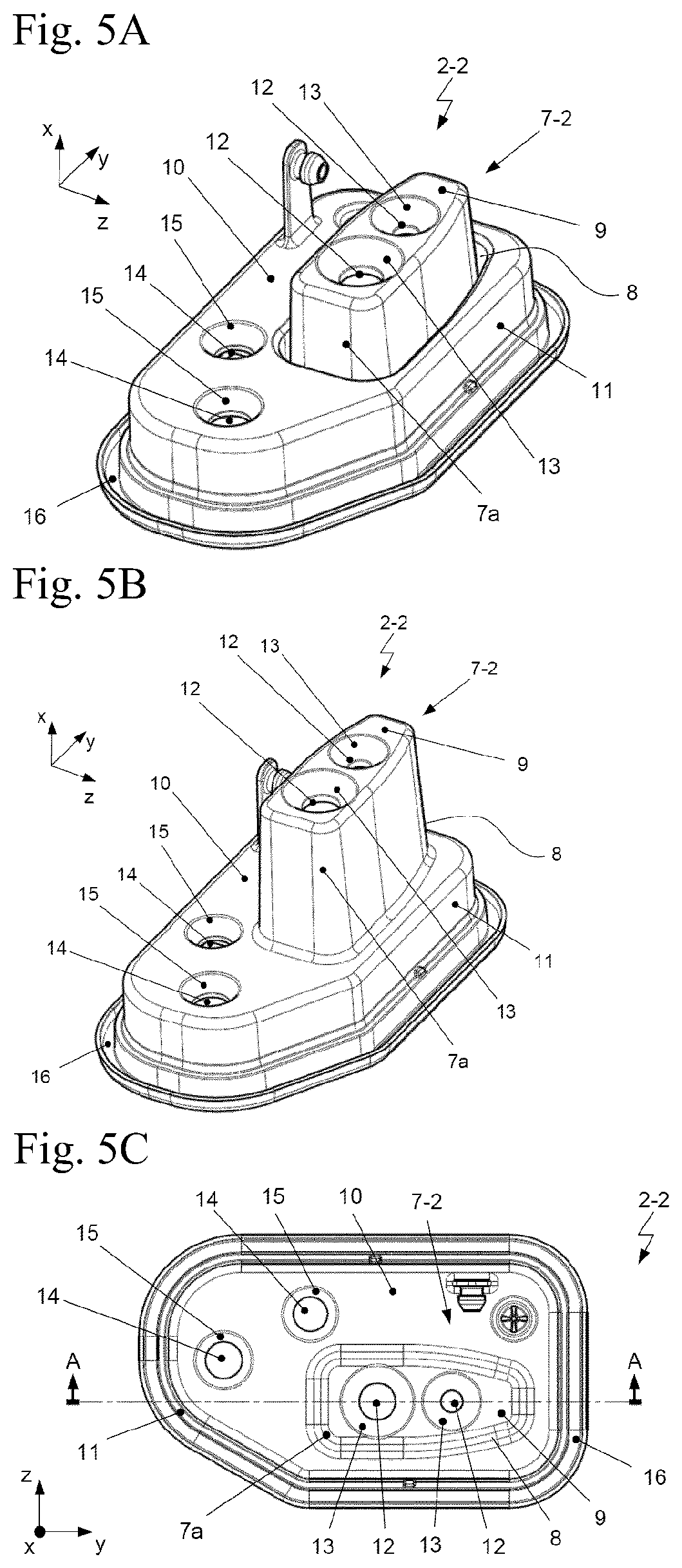 Patent US12590651 Figure 4 – Sealing element for sealing fluid lines in a feed-through opening of a wall and sealing arrangement with the sealing element and method for mounting the sealing arrangement