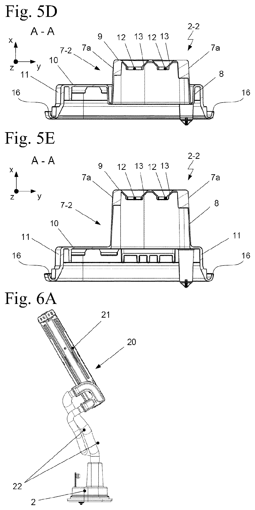 Patent US12590651 Figure 5 – Sealing element for sealing fluid lines in a feed-through opening of a wall and sealing arrangement with the sealing element and method for mounting the sealing arrangement