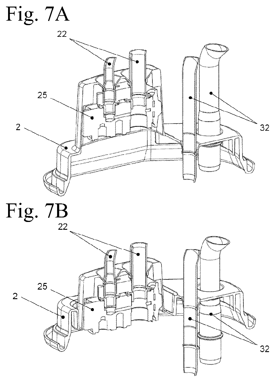 Patent US12590651 Figure 8 – Sealing element for sealing fluid lines in a feed-through opening of a wall and sealing arrangement with the sealing element and method for mounting the sealing arrangement