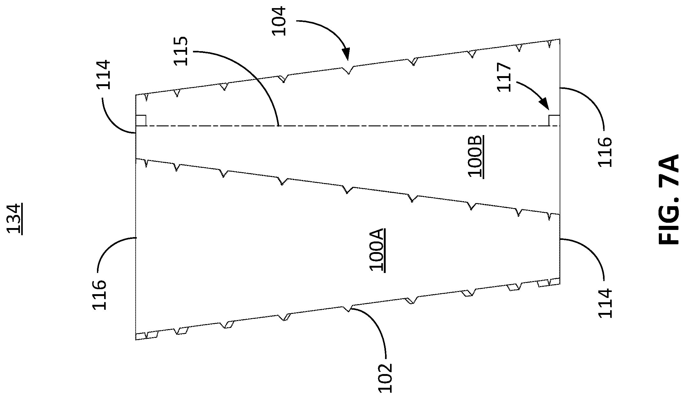 Patent US12590655 Figure 11 – Interlocking sectional tubing