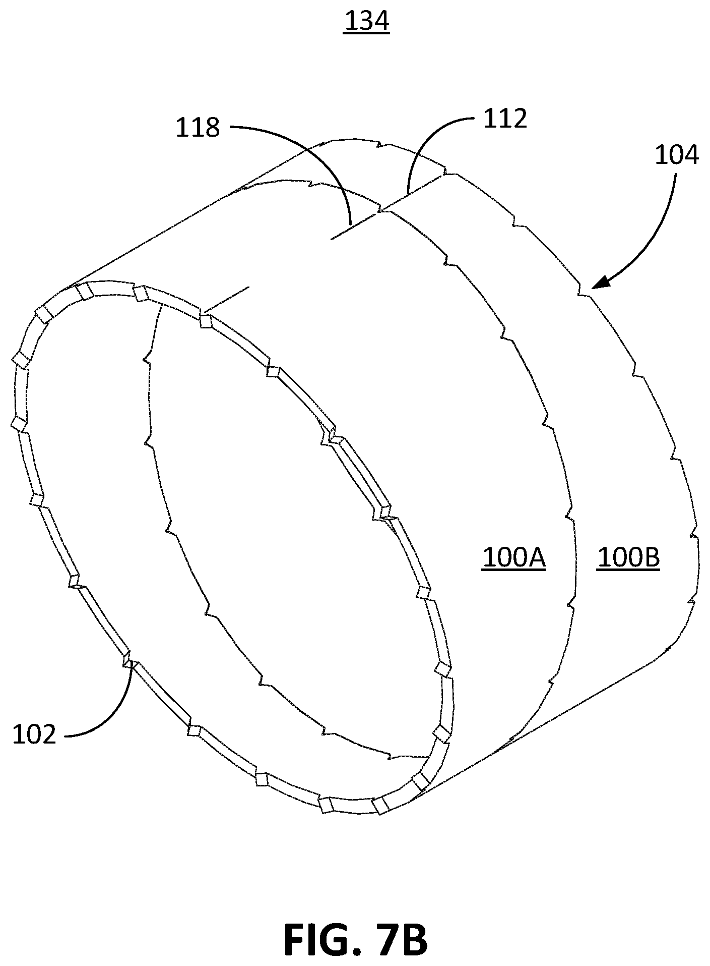 Patent US12590655 Figure 12 – Interlocking sectional tubing