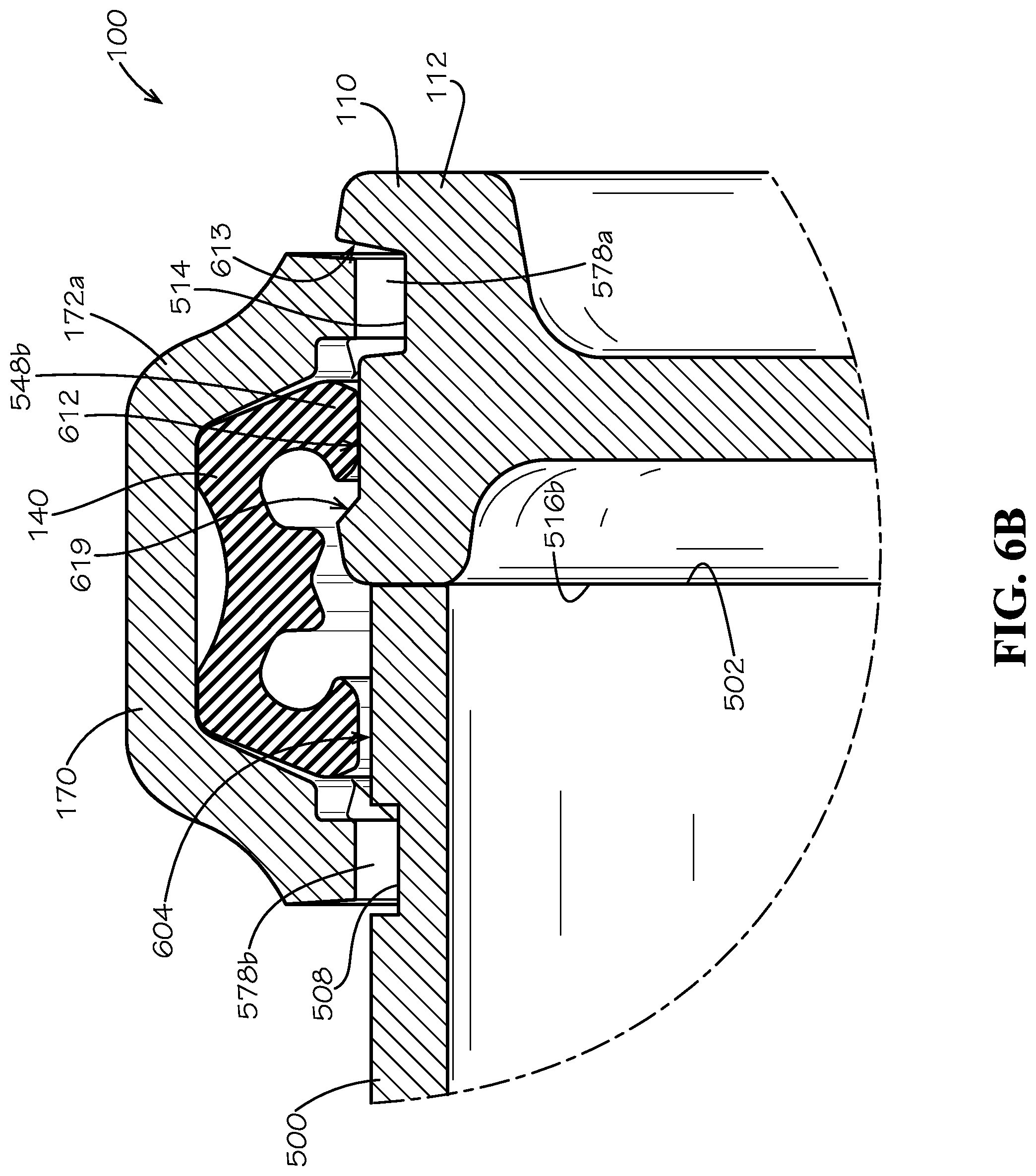 Patent US12590657 Figure 7 – Pre-assembled coupling assembly with cap