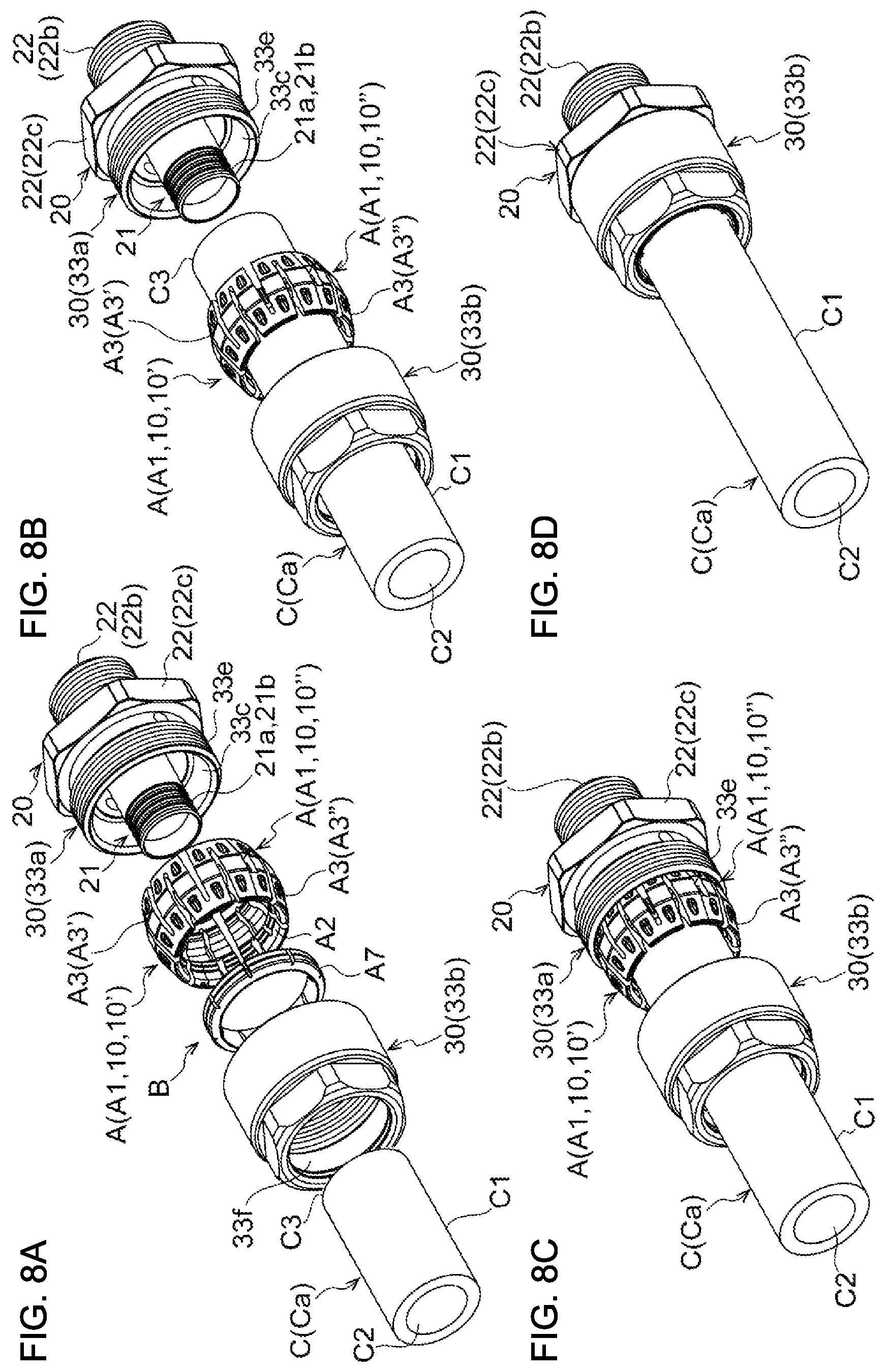 Patent US12590659 Figure 8 – Hose joint sleeve and hose joint with the same