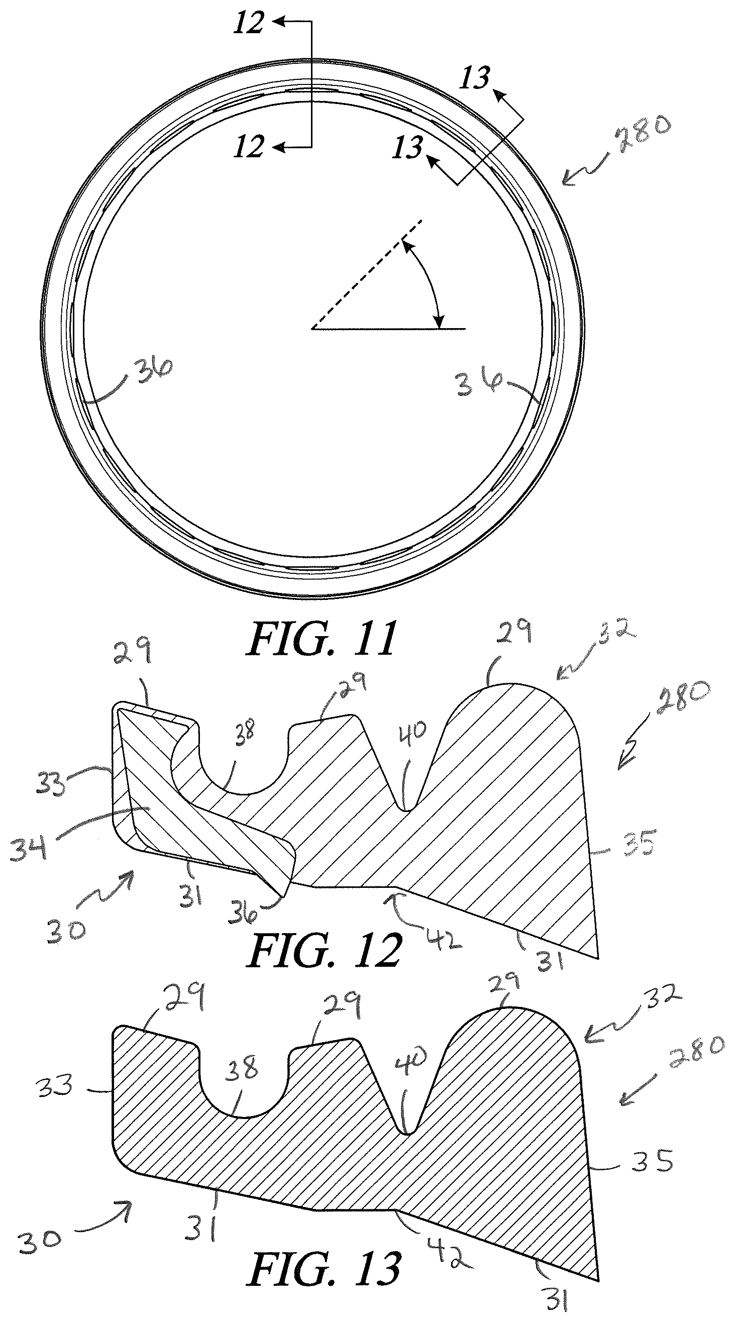 Patent US12590660 Figure 8 – Reduced assembly force restraining gasket