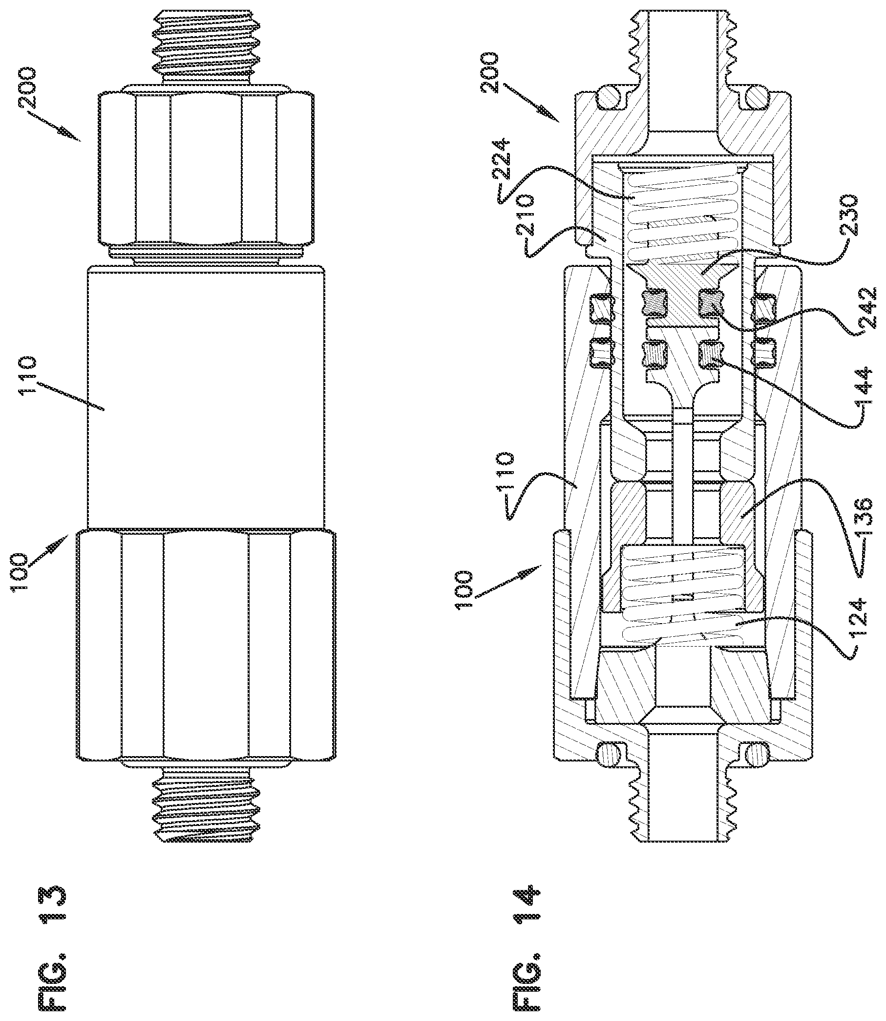Patent US12590662 Figure 6 – Low-spill coupling assembly