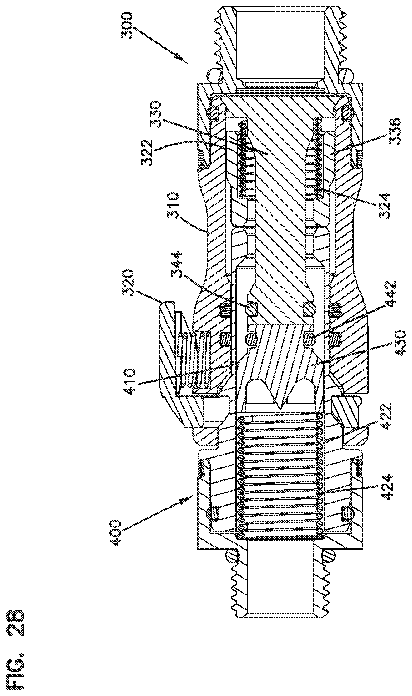 Patent US12590662 Figure 17 – Low-spill coupling assembly