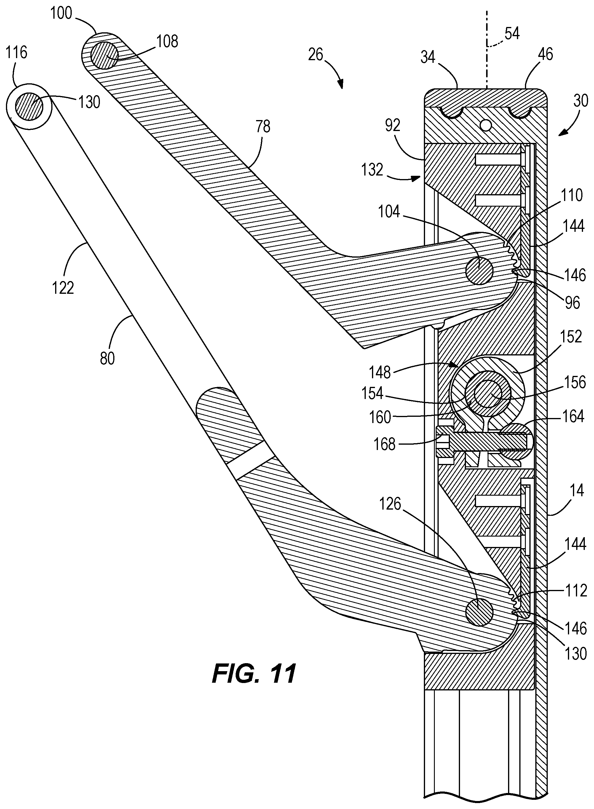 Patent US12590668 Figure 9 – Adjustable support