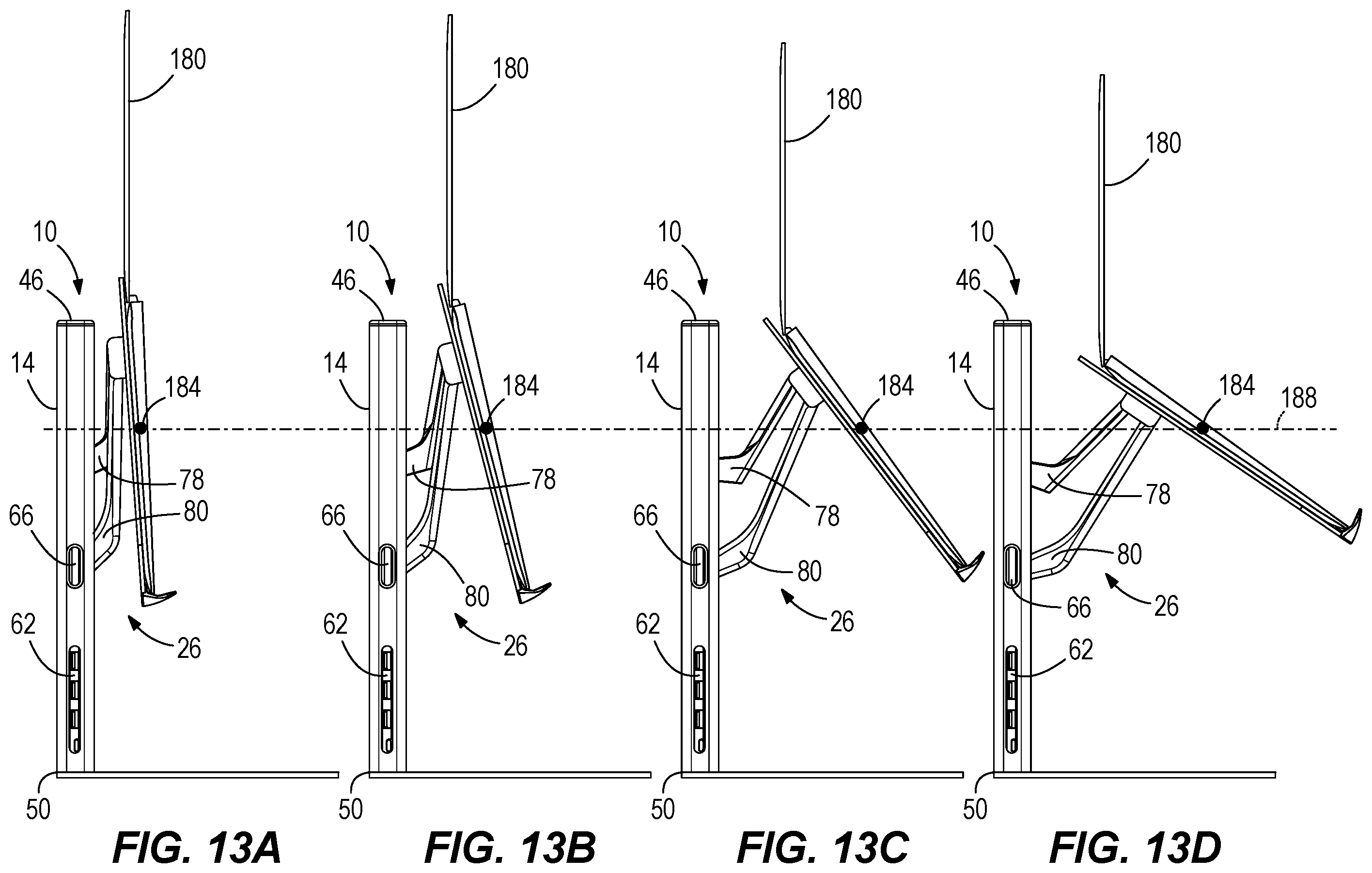 Patent US12590668 Figure 11 – Adjustable support
