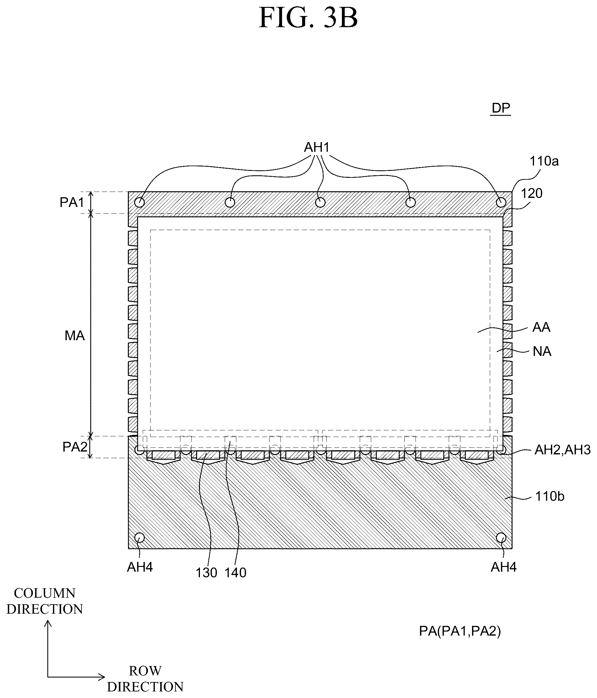 Patent US12590669 Figure 5 – Display device including chain units and driving sprockets