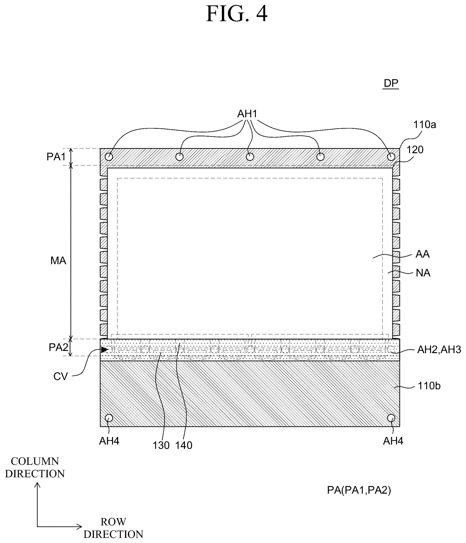 Patent US12590669 Figure 6 – Display device including chain units and driving sprockets