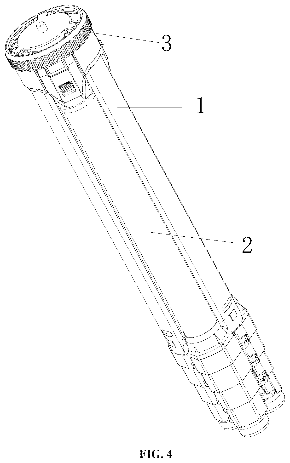 Patent US12590671 Figure 4 – Combined tripod