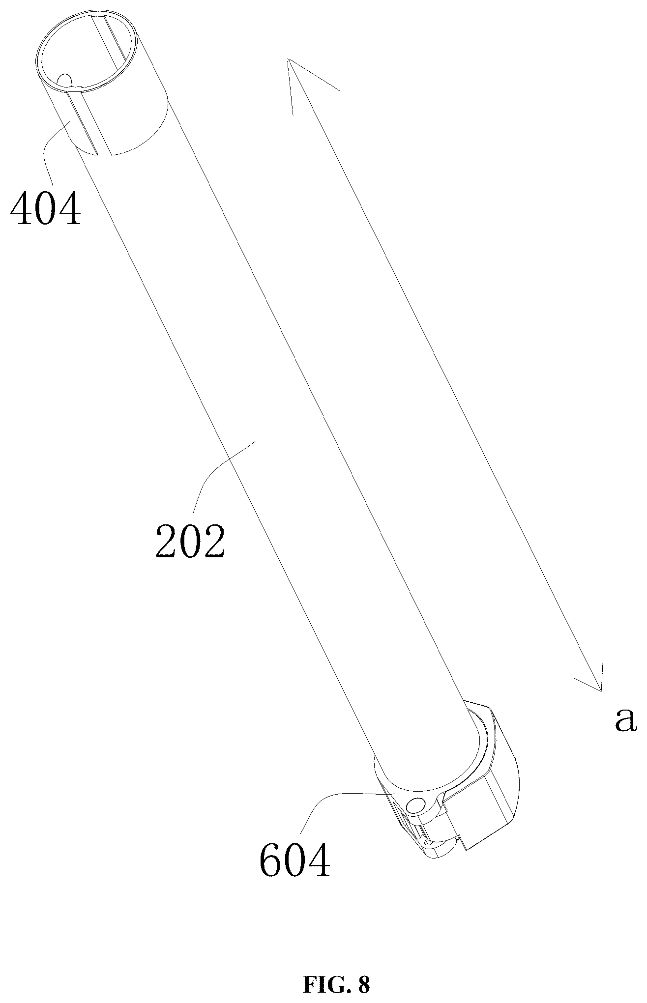 Patent US12590671 Figure 8 – Combined tripod