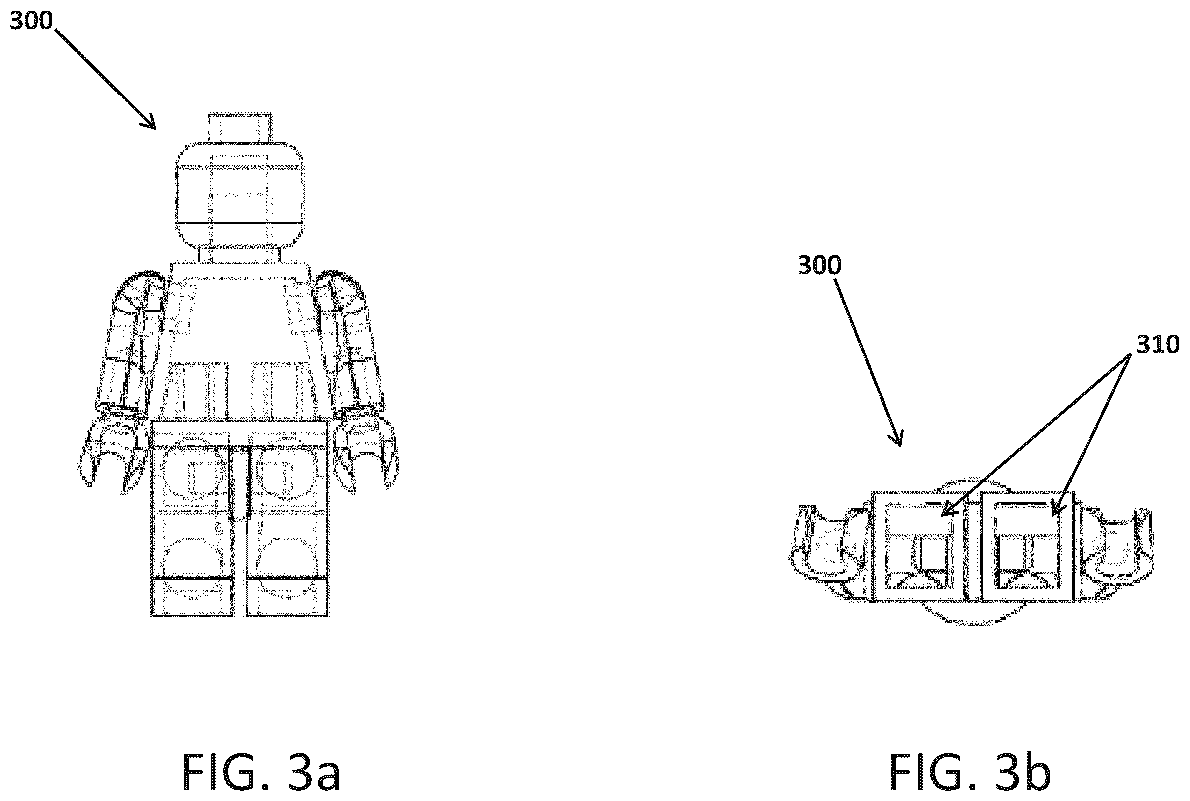 Patent US12590672 Figure 3 – Brick car wall mount with figurine holder
