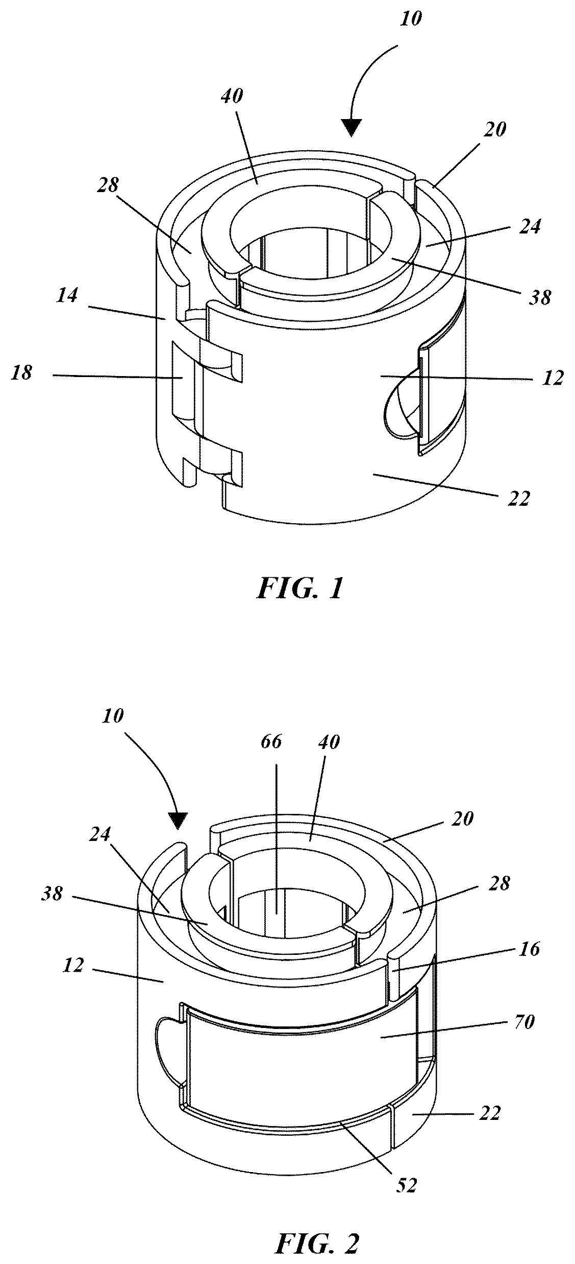 Patent US12590673 Figure 1 – Utility clamping device