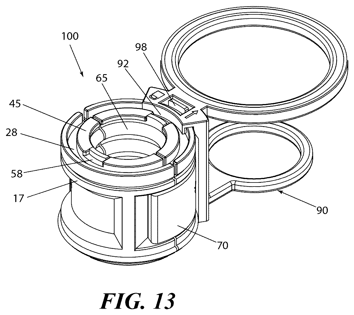 Patent US12590673 Figure 7 – Utility clamping device