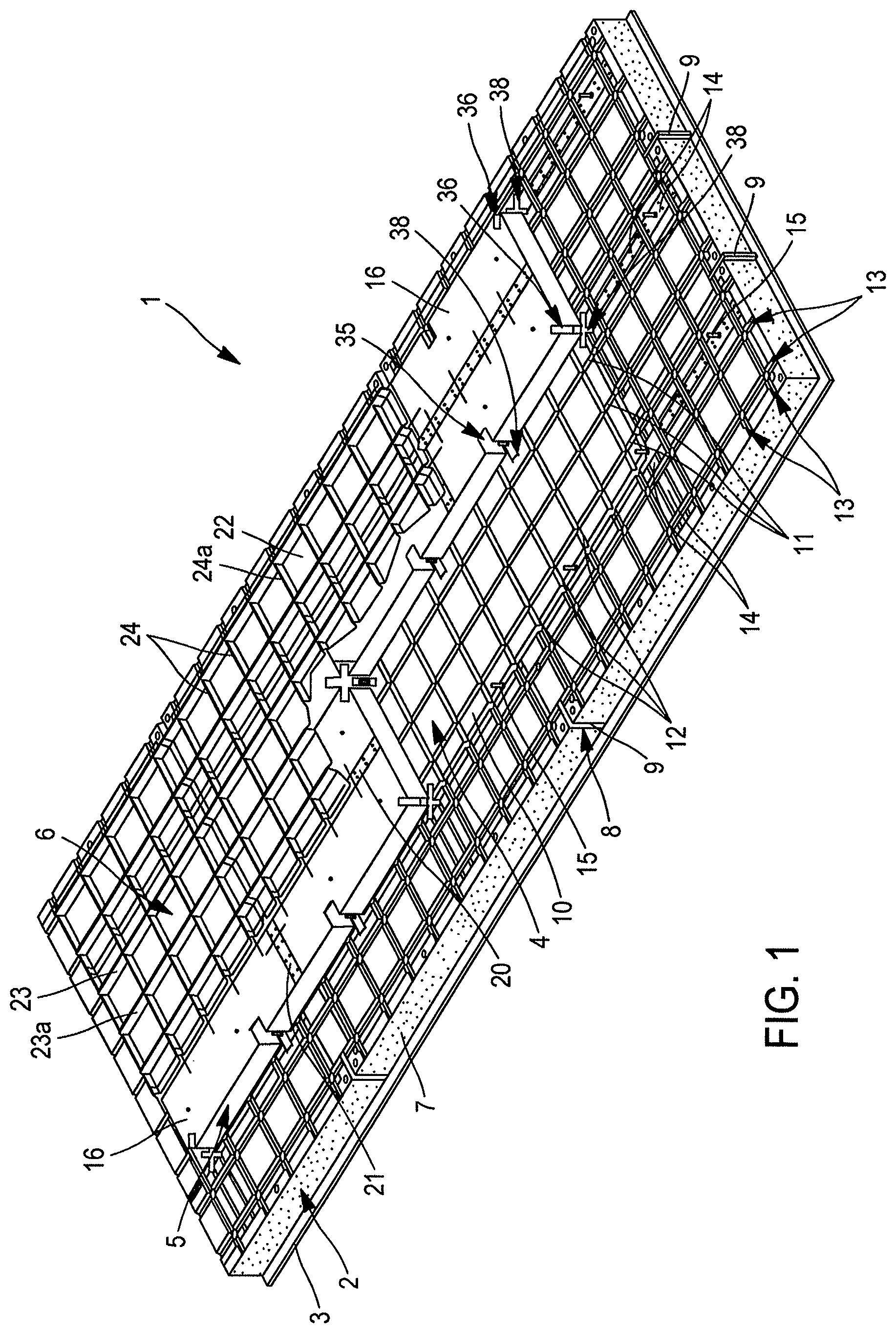 Patent US12590674 Figure 1 – Thermally insulating sealed tank comprising a reinforcing insulating plug