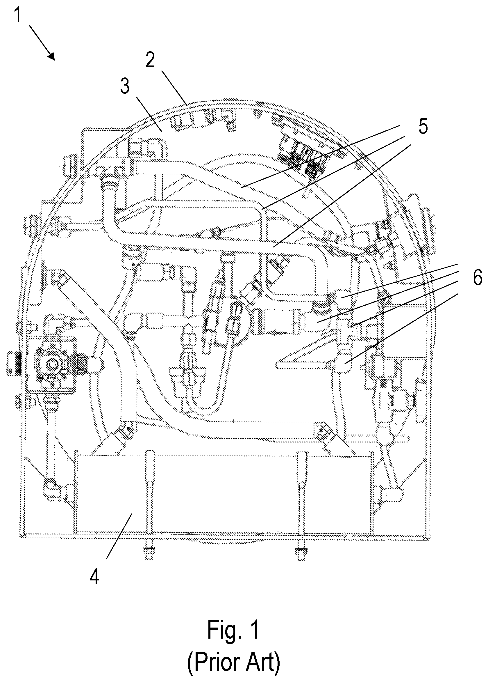 Patent US12590678 Figure 1 – System comprising a cryogenic container and a single-piece economizer