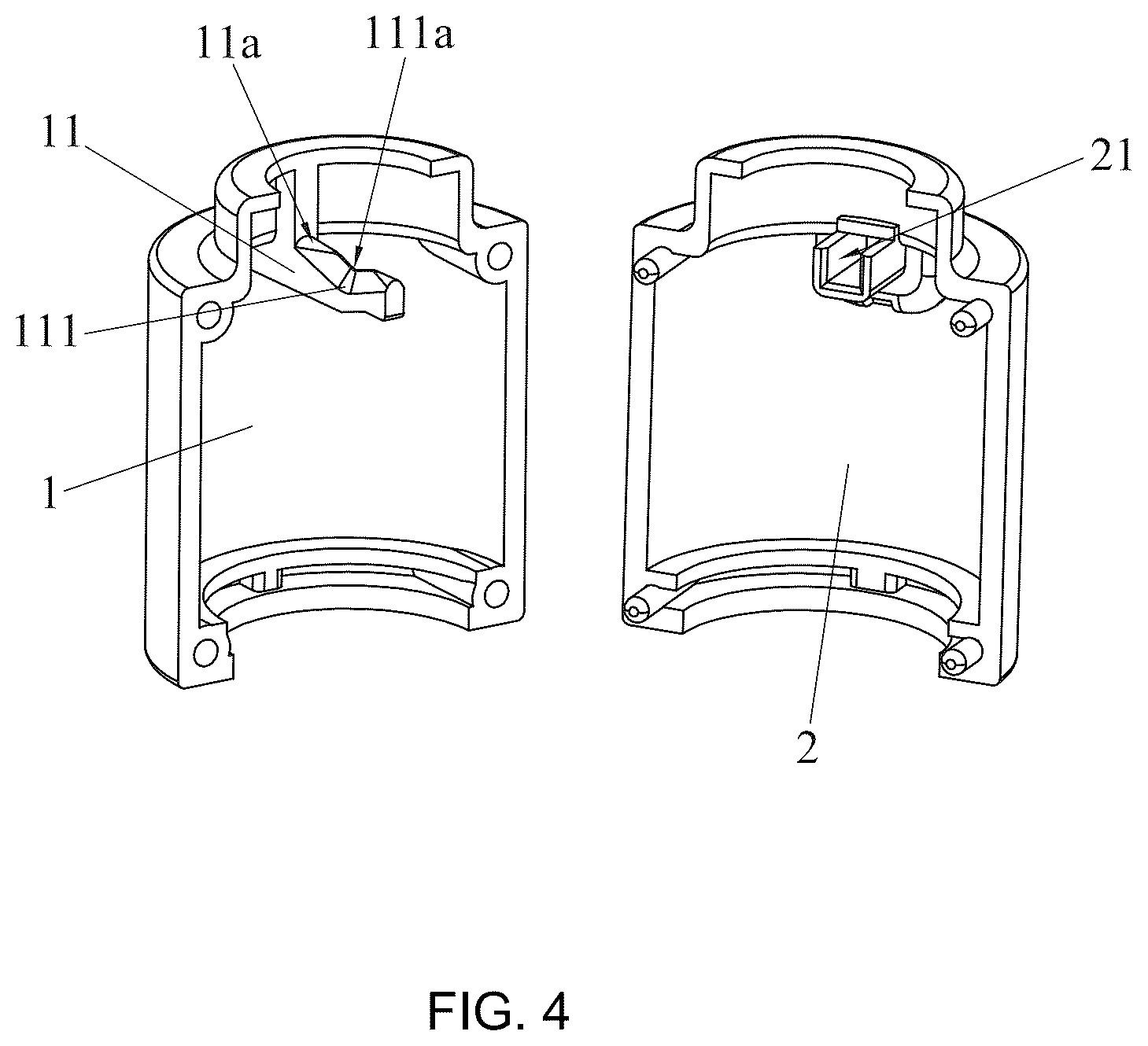 Patent US12590683 Figure 4 – Simulated flame lamp