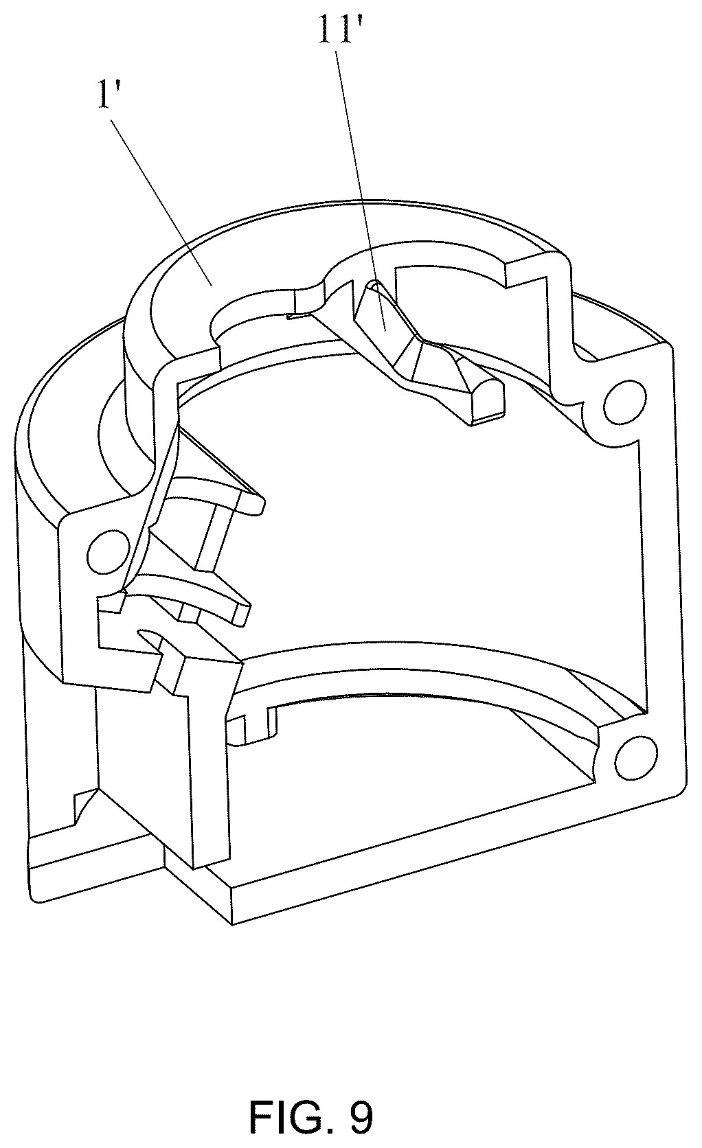 Patent US12590683 Figure 9 – Simulated flame lamp