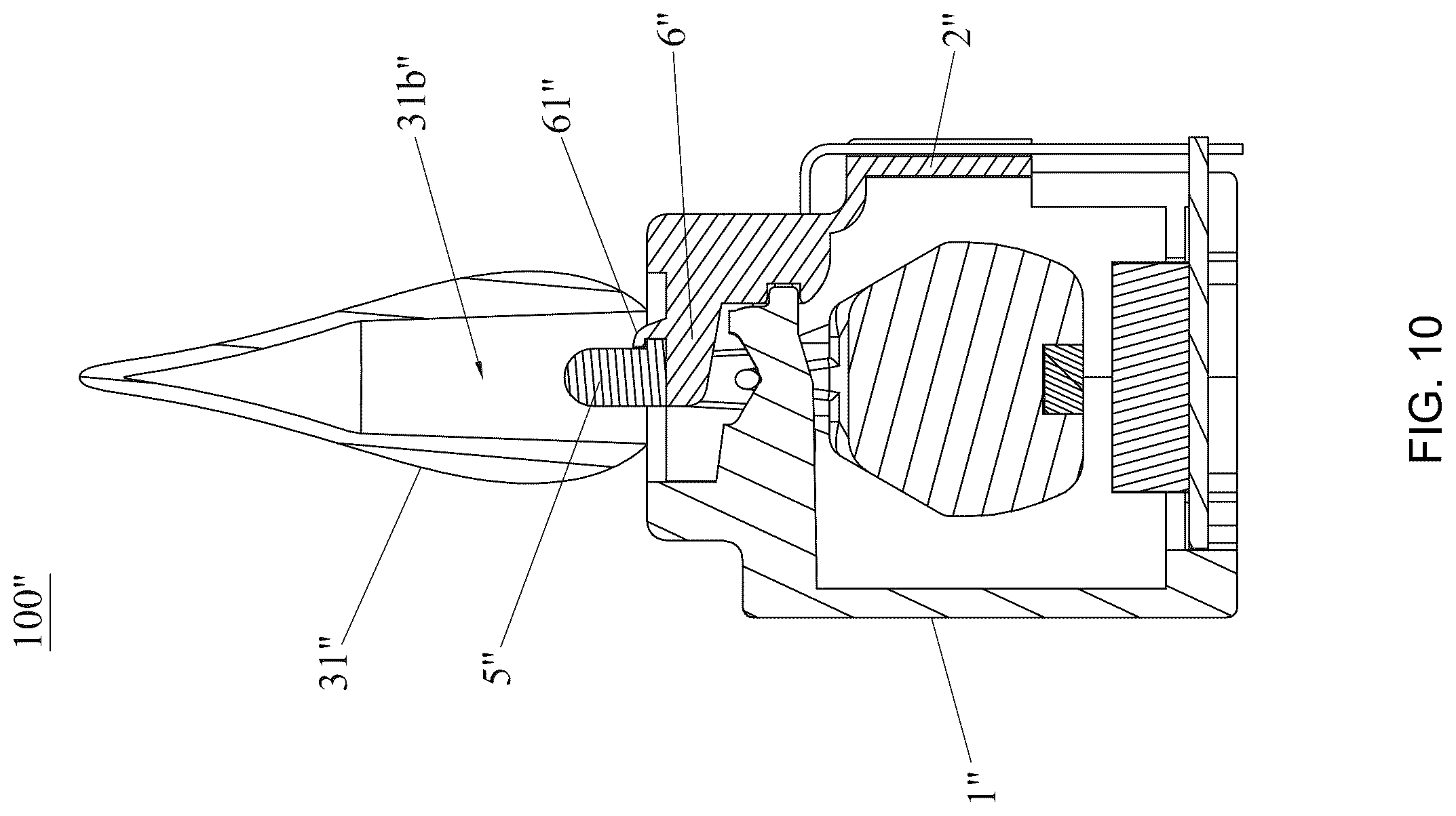 Patent US12590683 Figure 10 – Simulated flame lamp