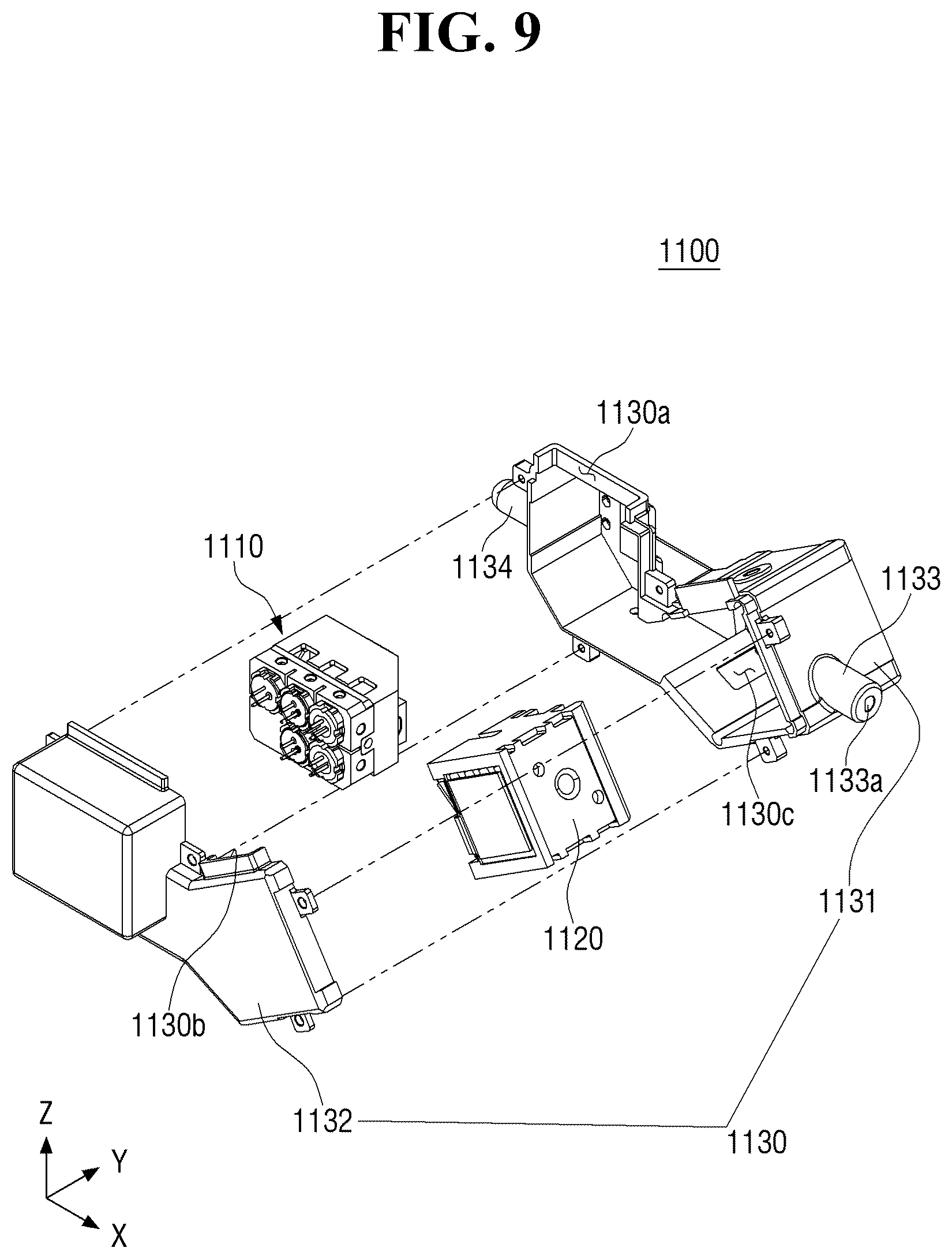 Patent US12590686 Figure 9 – Lighting system