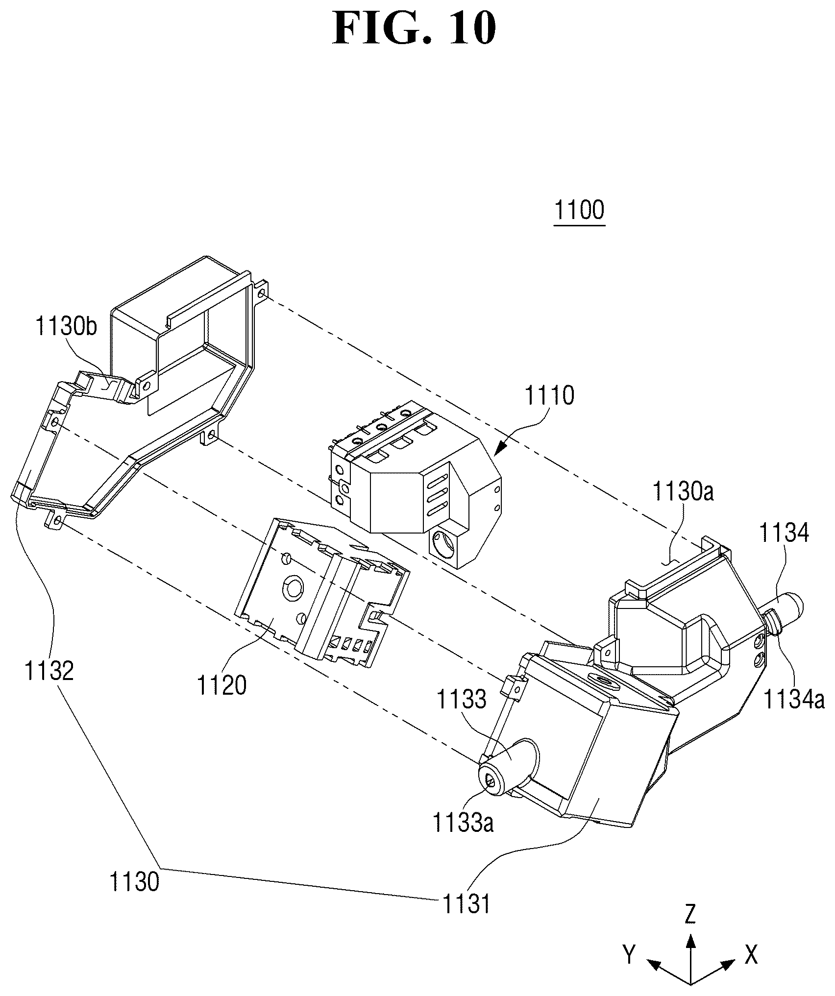 Patent US12590686 Figure 10 – Lighting system