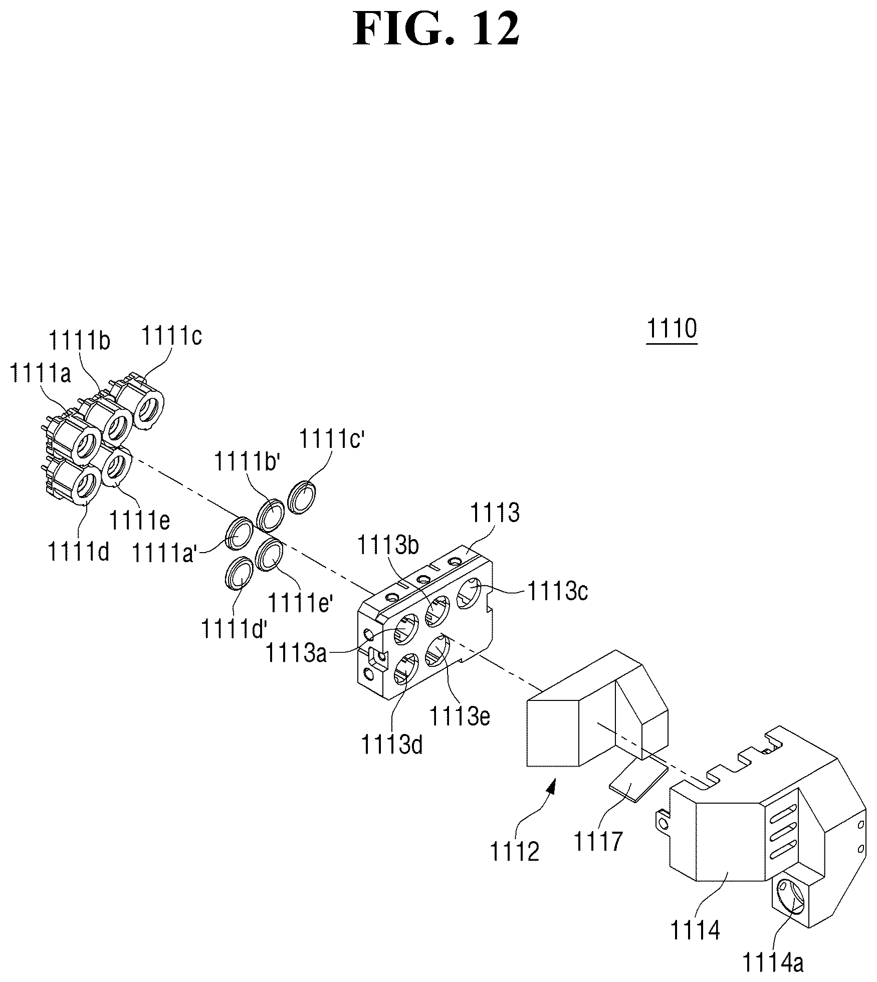 Patent US12590686 Figure 12 – Lighting system