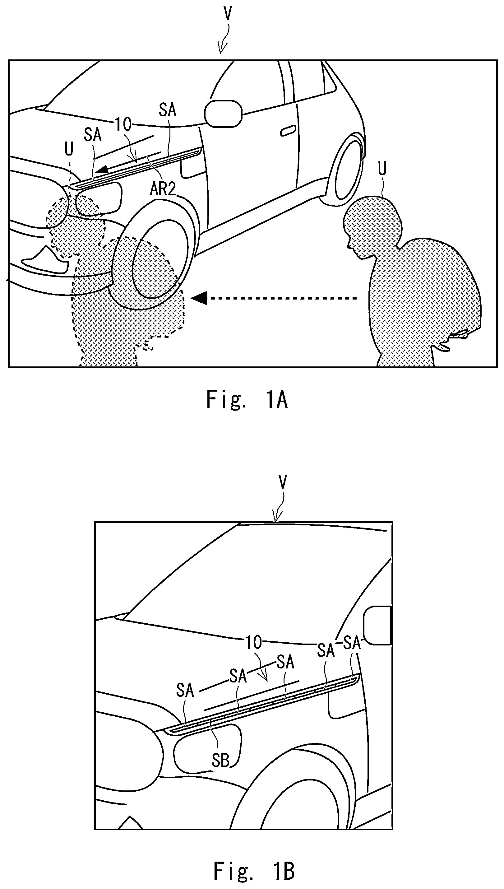 Patent US12590688 Figure 1 – Vehicle lamp