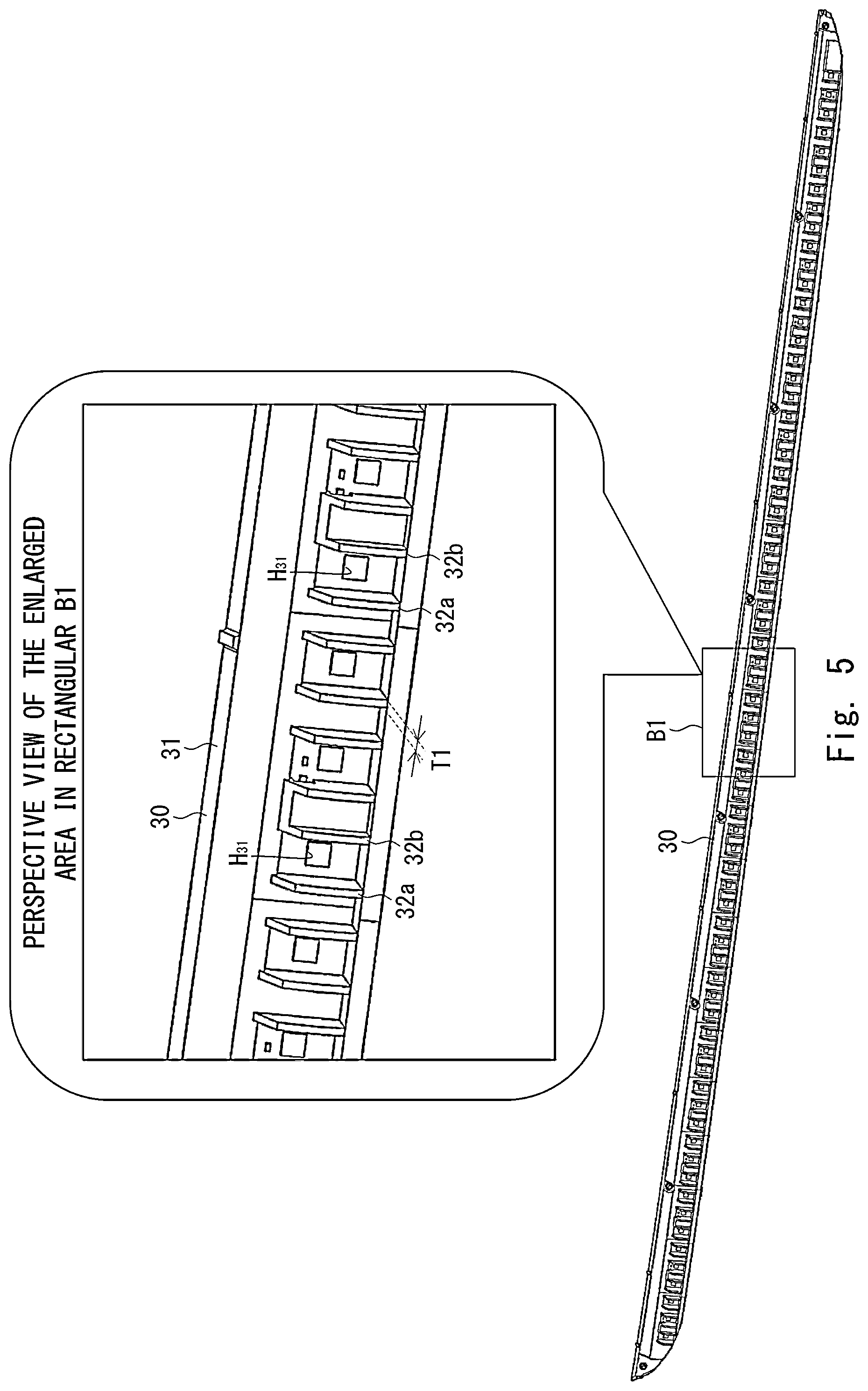 Patent US12590688 Figure 5 – Vehicle lamp