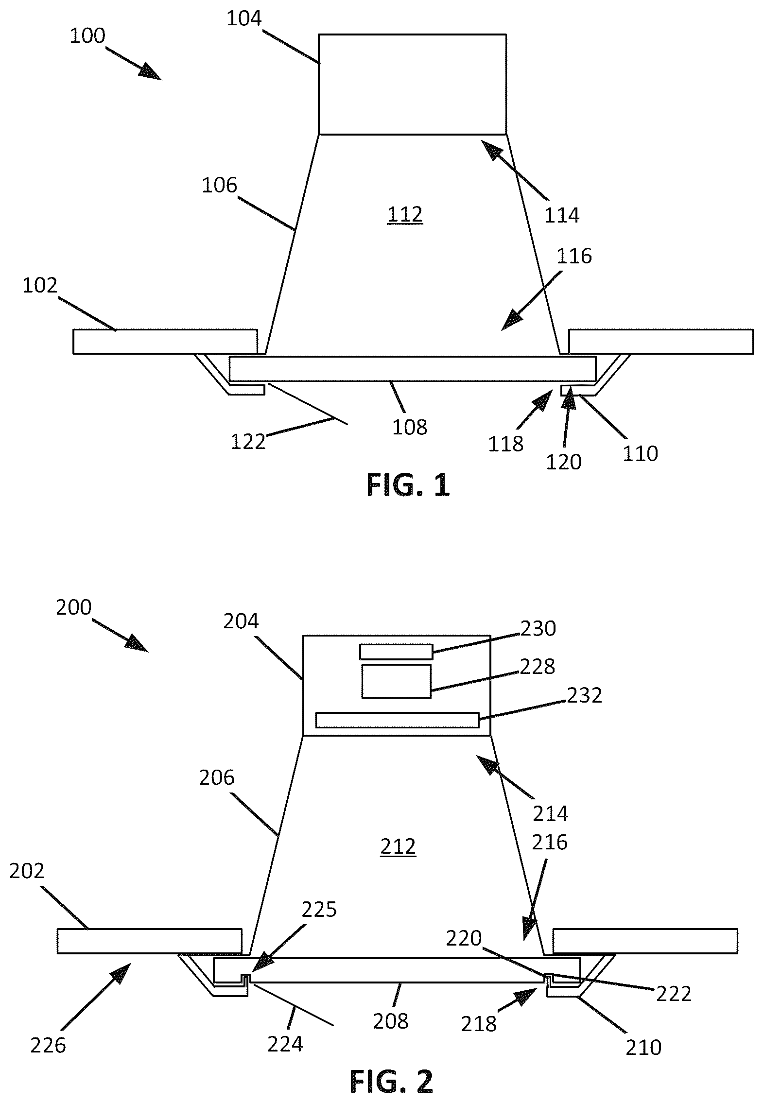 Patent US12590690 Figure 1 – Lighting fixture