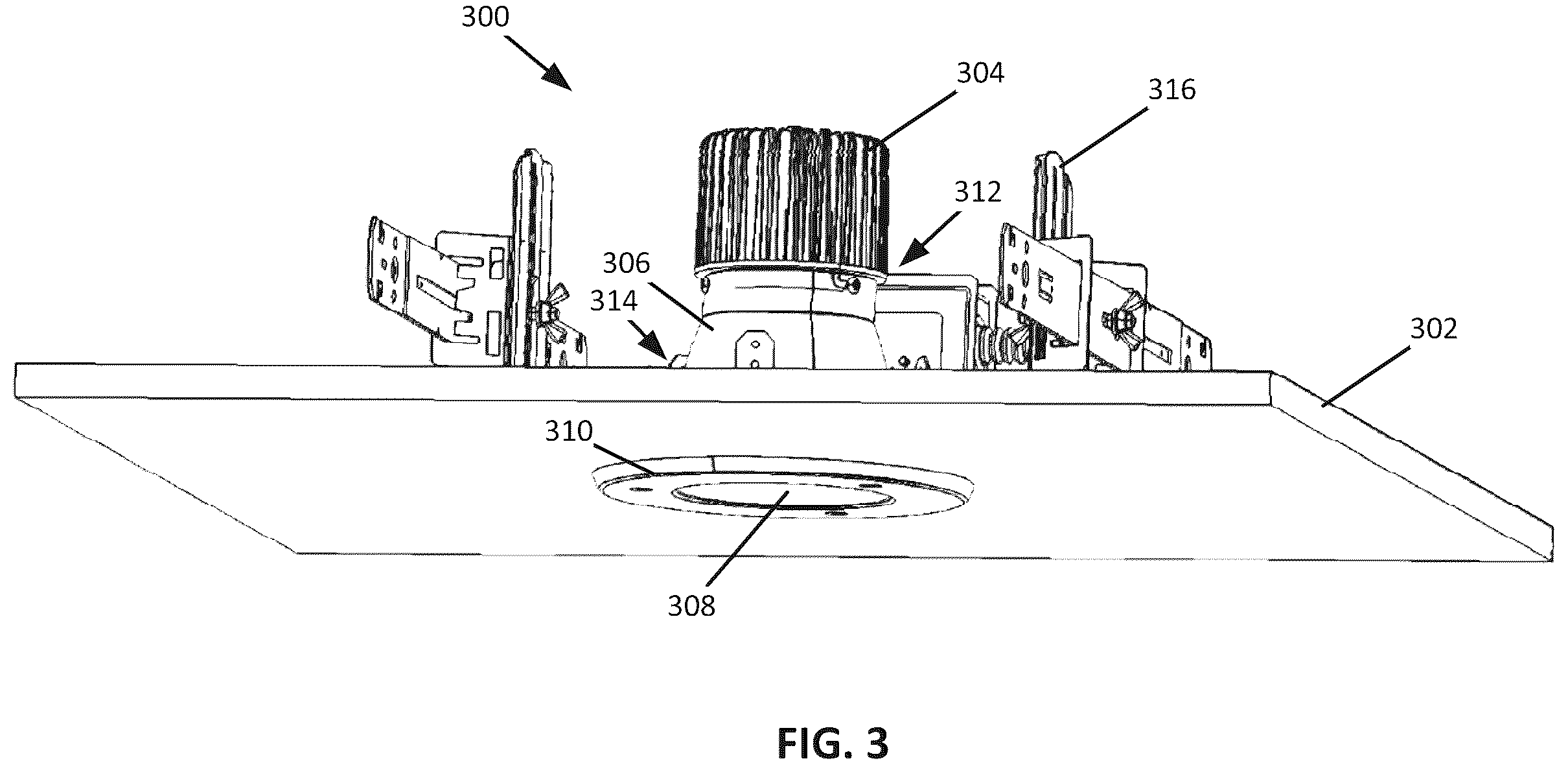 Patent US12590690 Figure 2 – Lighting fixture