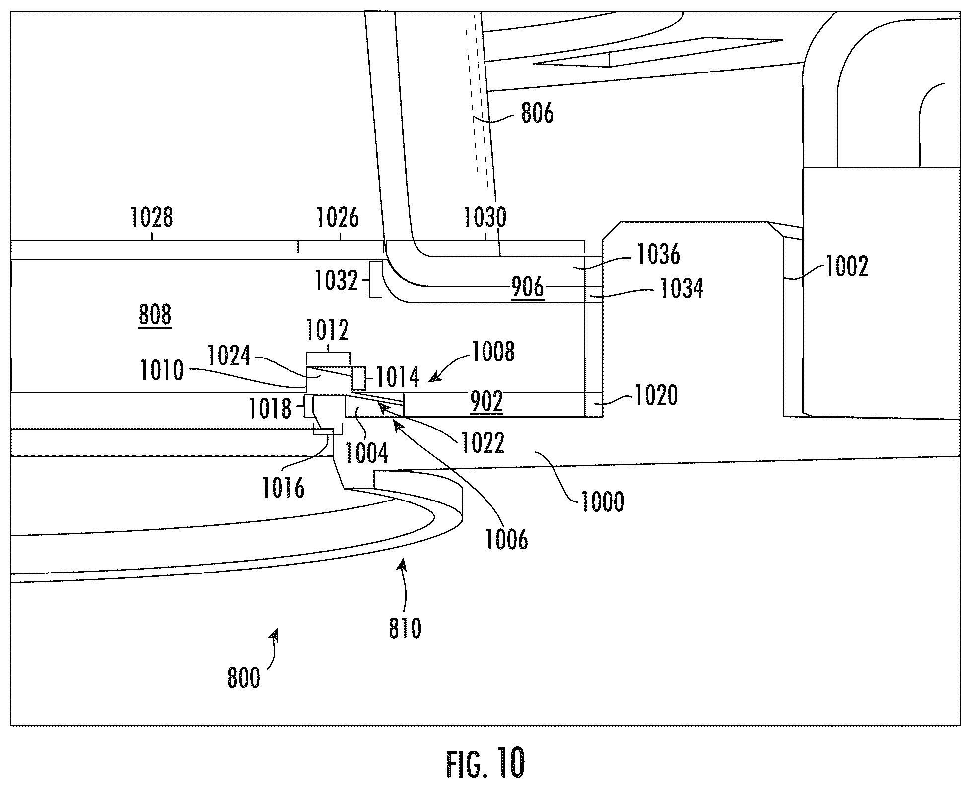 Patent US12590690 Figure 10 – Lighting fixture